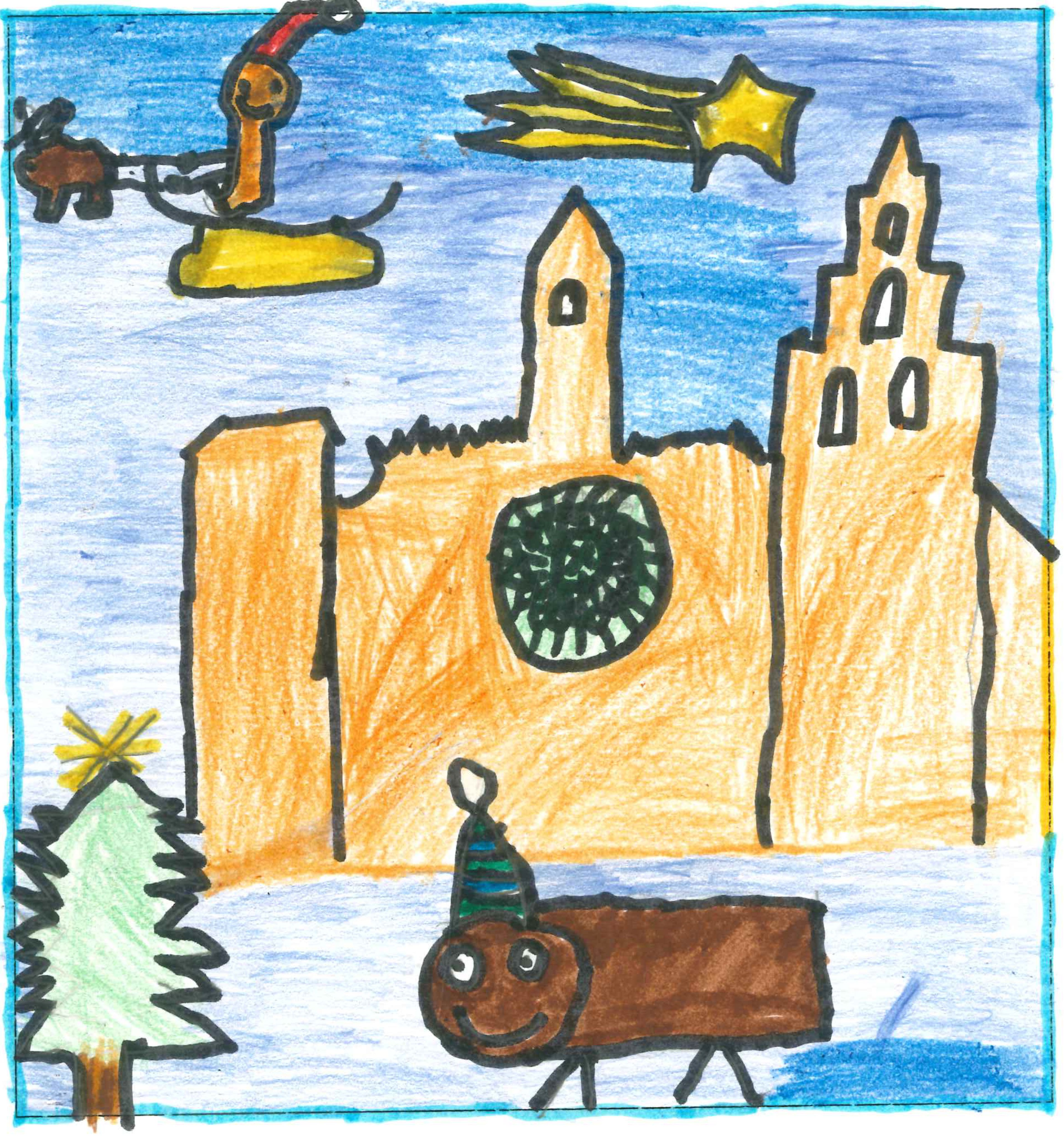 Postal de l’Escola La Farga del concurs del TOT Sant Cugat