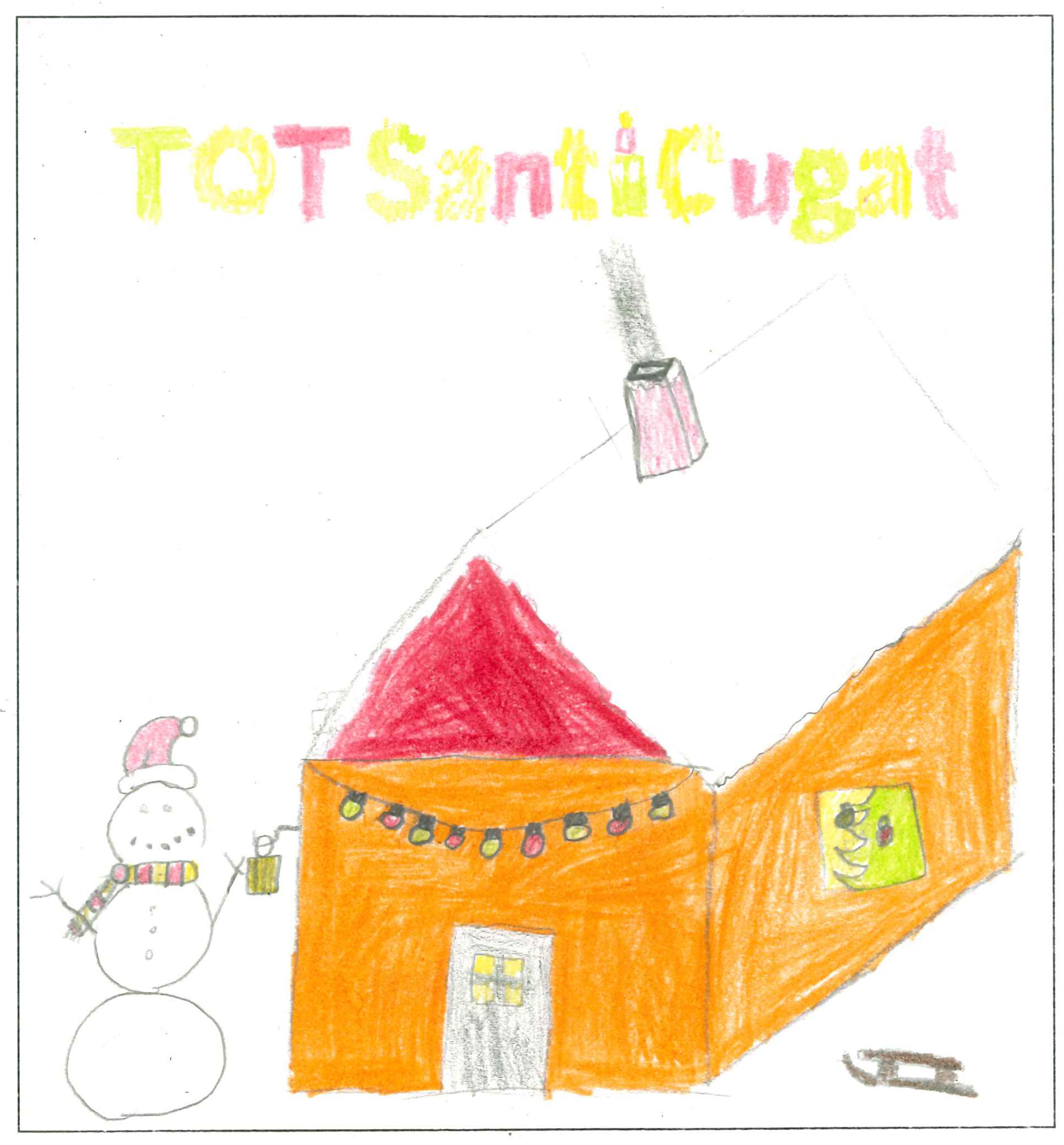 Postal de l’Escola La Farga del concurs del TOT Sant Cugat