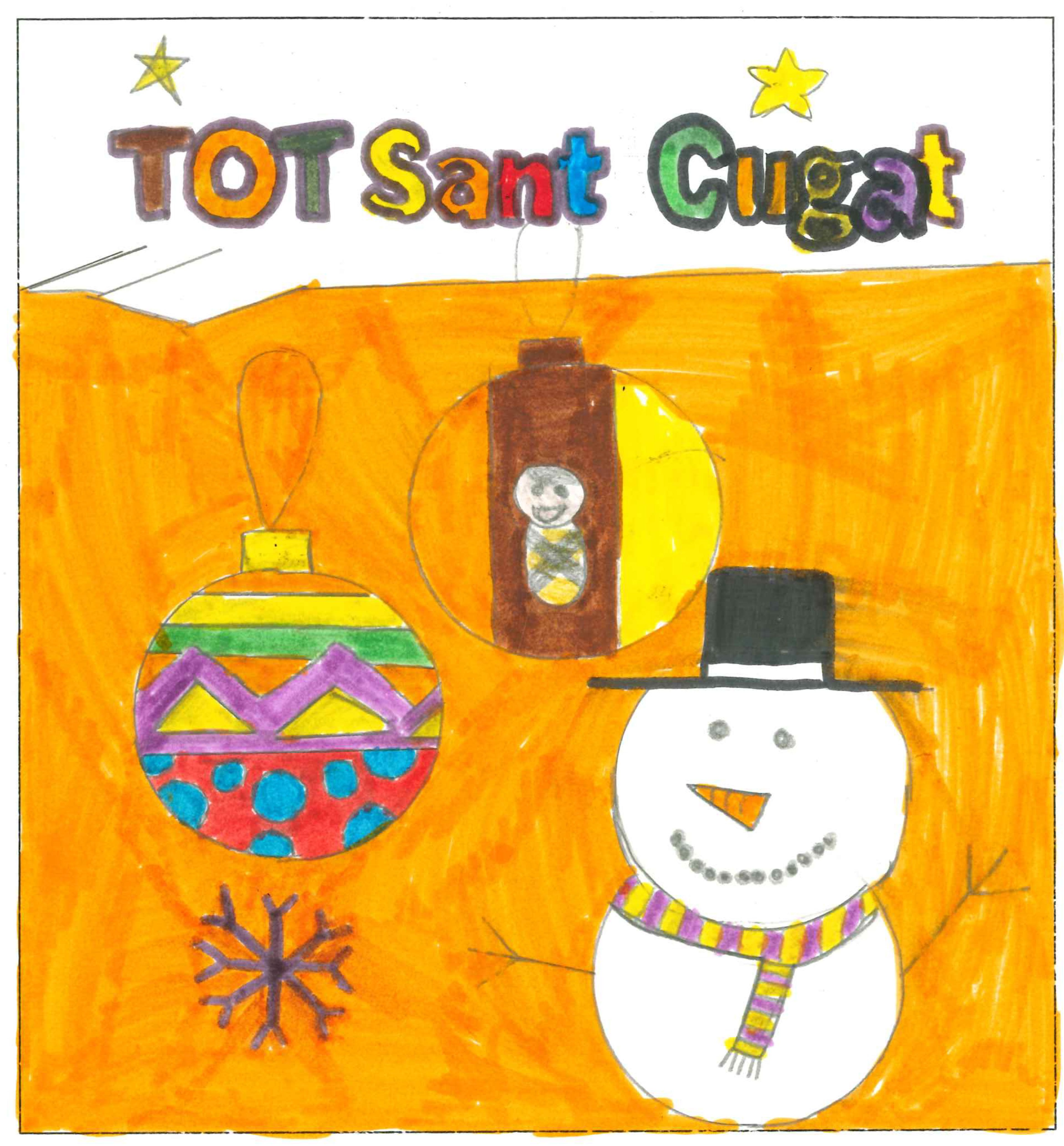 Postal de l’Escola La Farga del concurs del TOT Sant Cugat