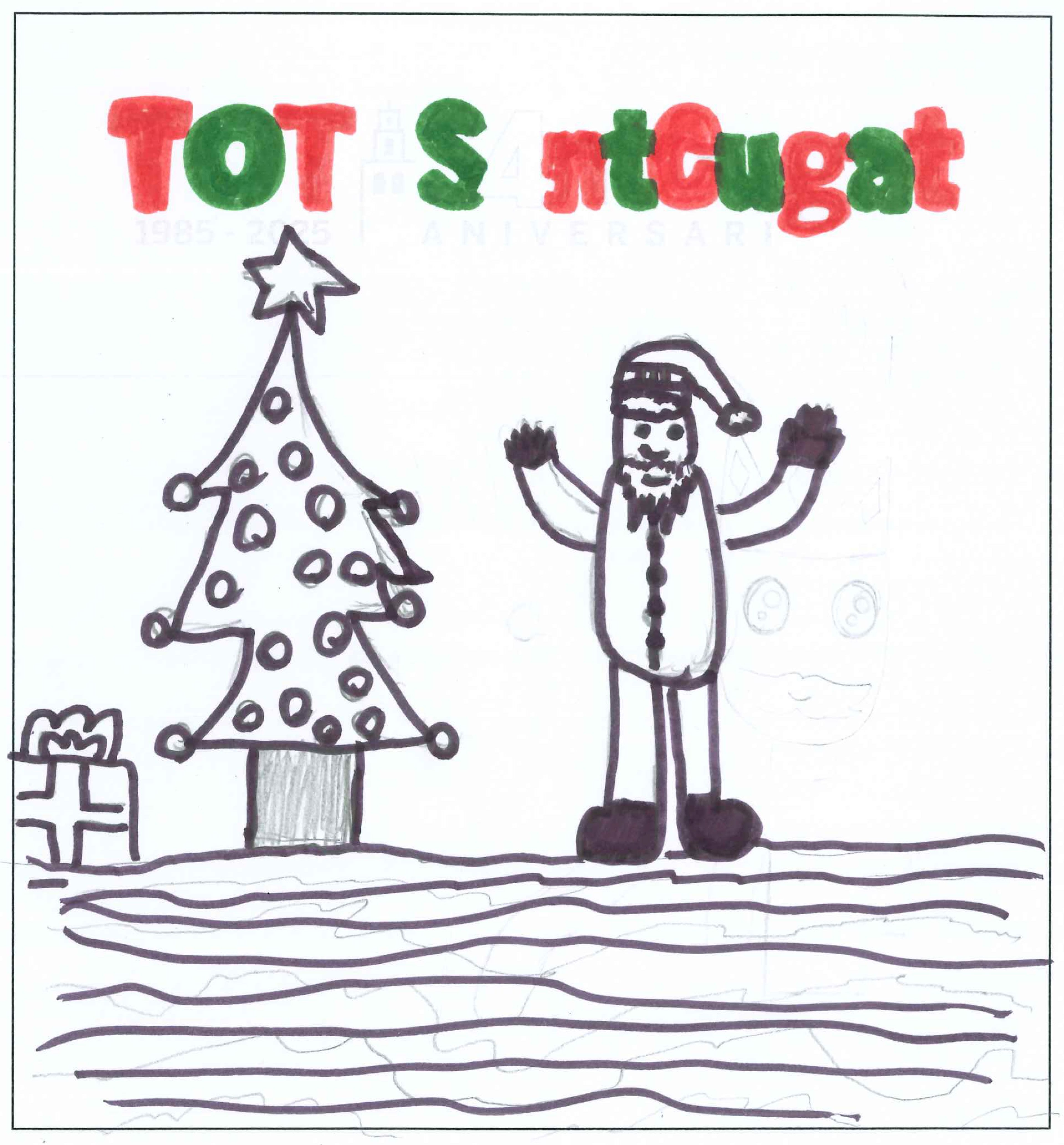 Postal de l’Escola La Farga del concurs del TOT Sant Cugat