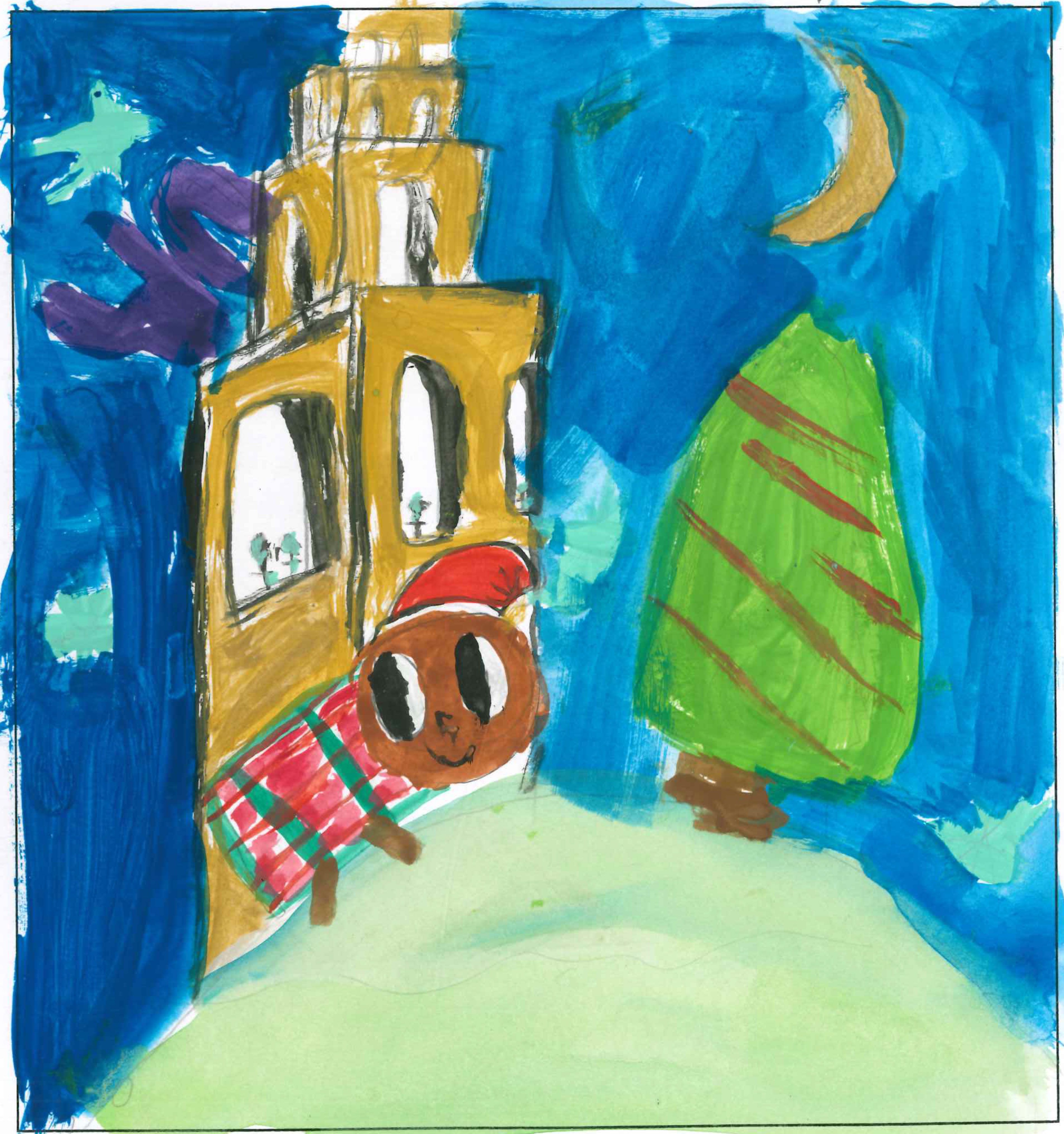 Postal de l’Escola La Vall del concurs del TOT Sant Cugat