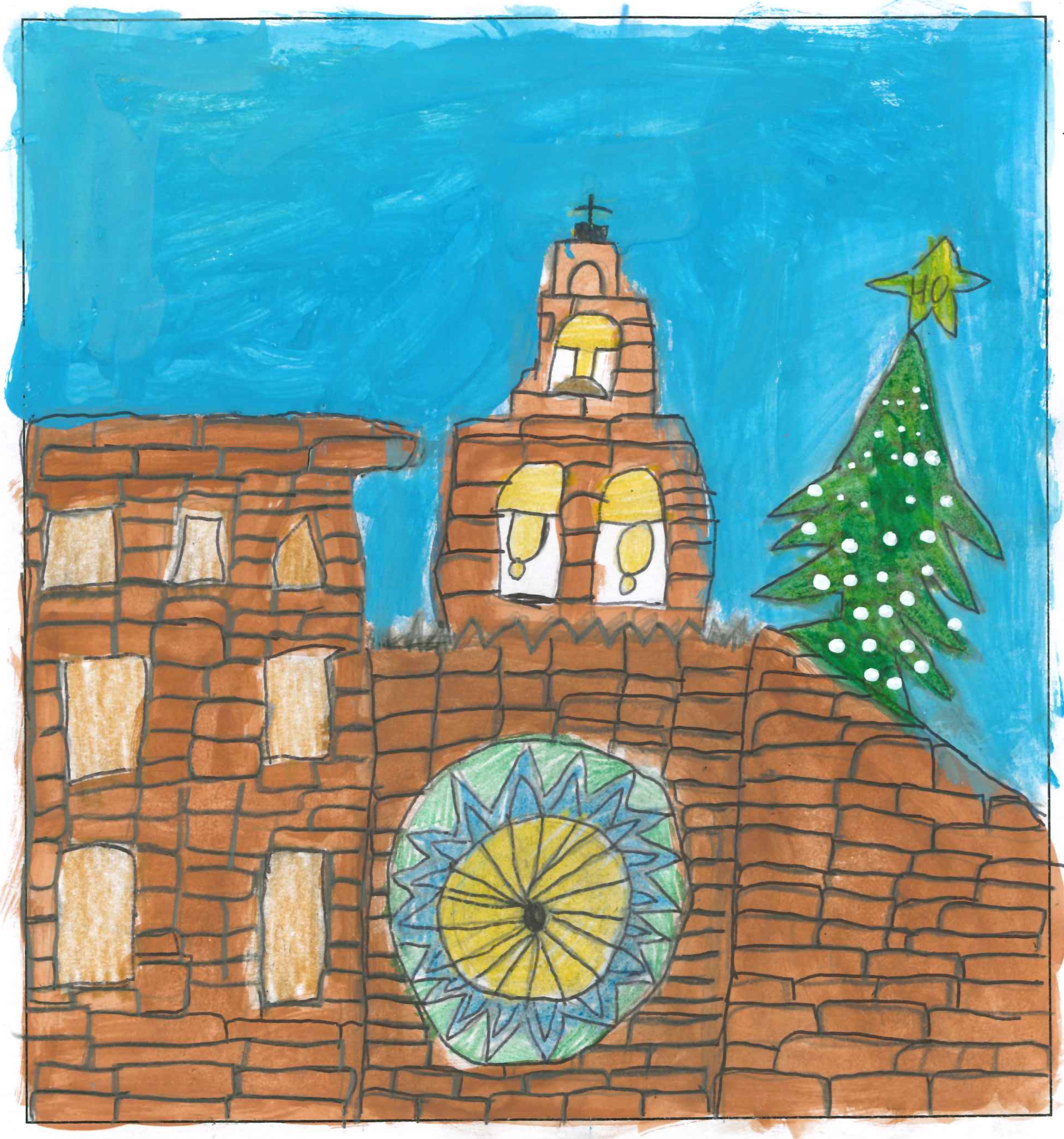 Postal de l’Escola La Vall del concurs del TOT Sant Cugat