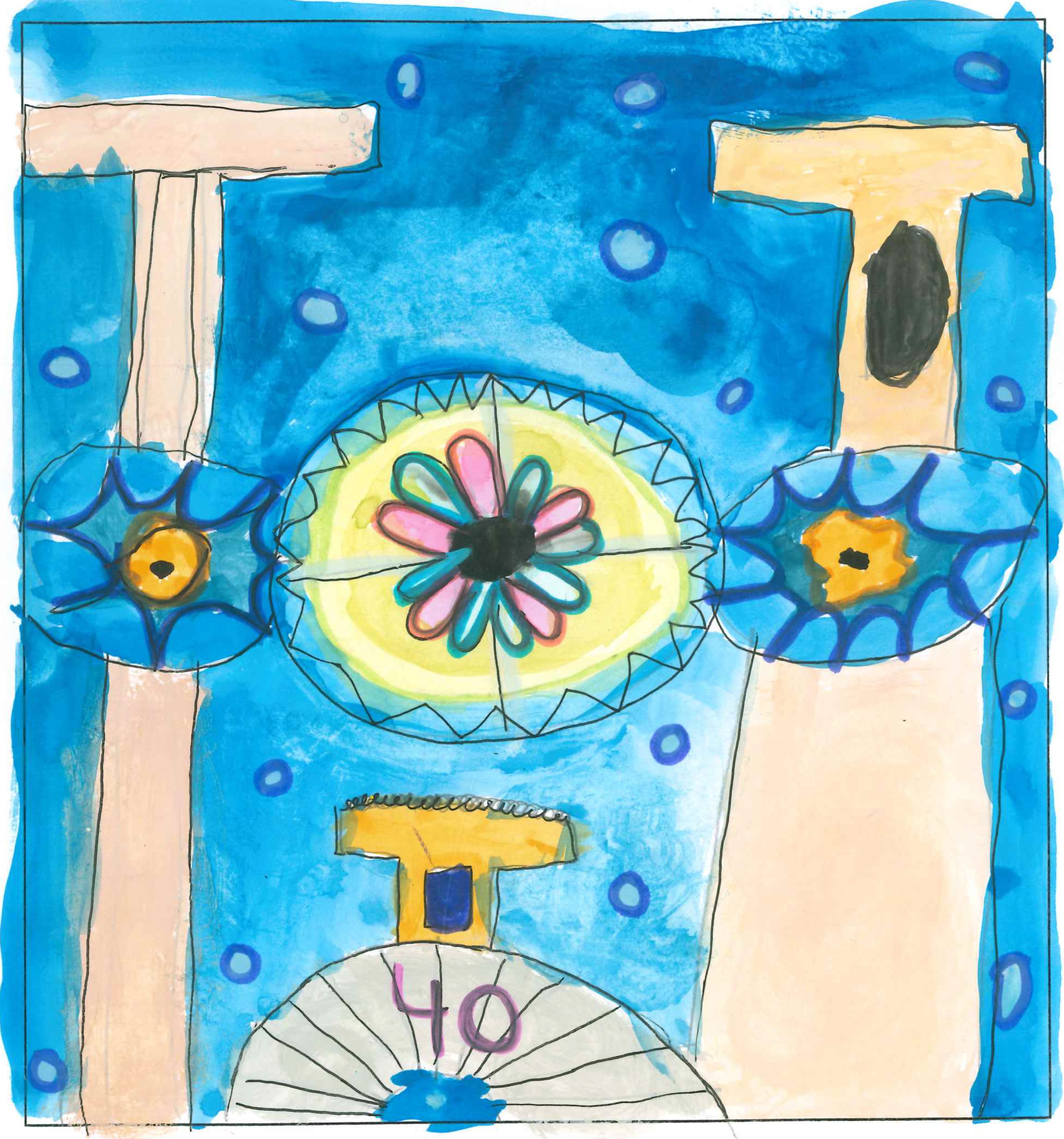 Postal de l’Escola La Vall del concurs del TOT Sant Cugat