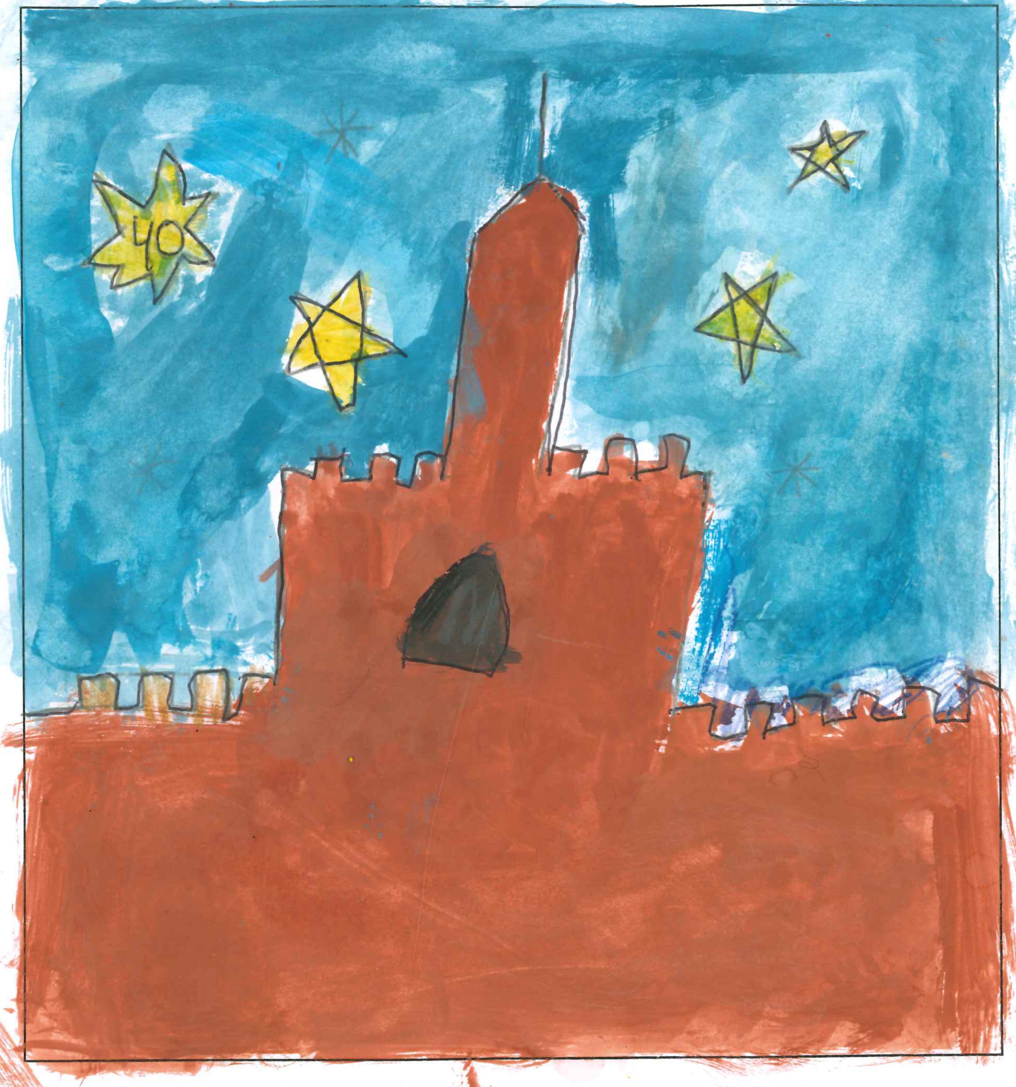 Postal de l’Escola La Vall del concurs del TOT Sant Cugat