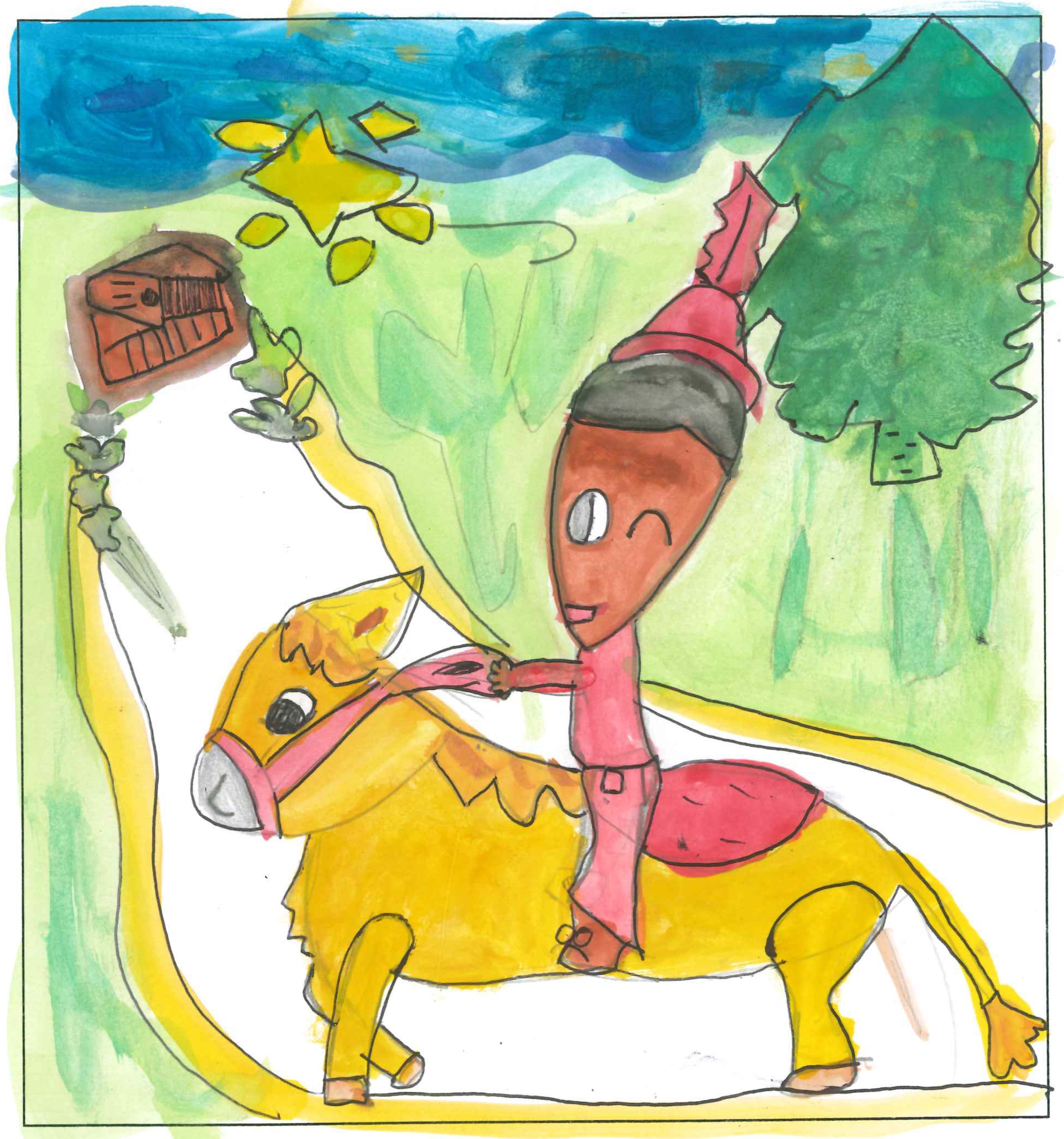 Postal de l’Escola La Vall del concurs del TOT Sant Cugat