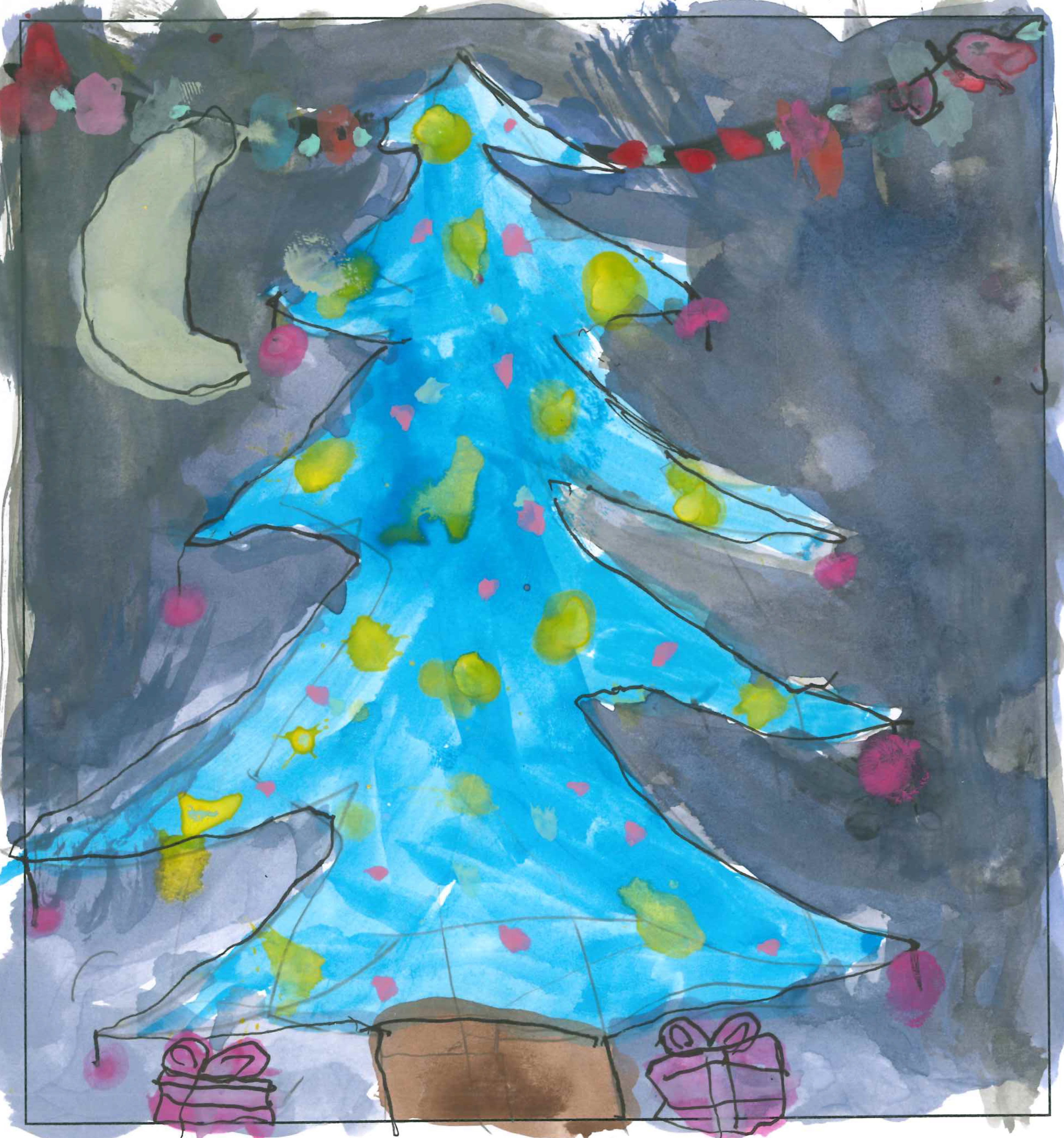 Postal de l’Escola La Vall del concurs del TOT Sant Cugat