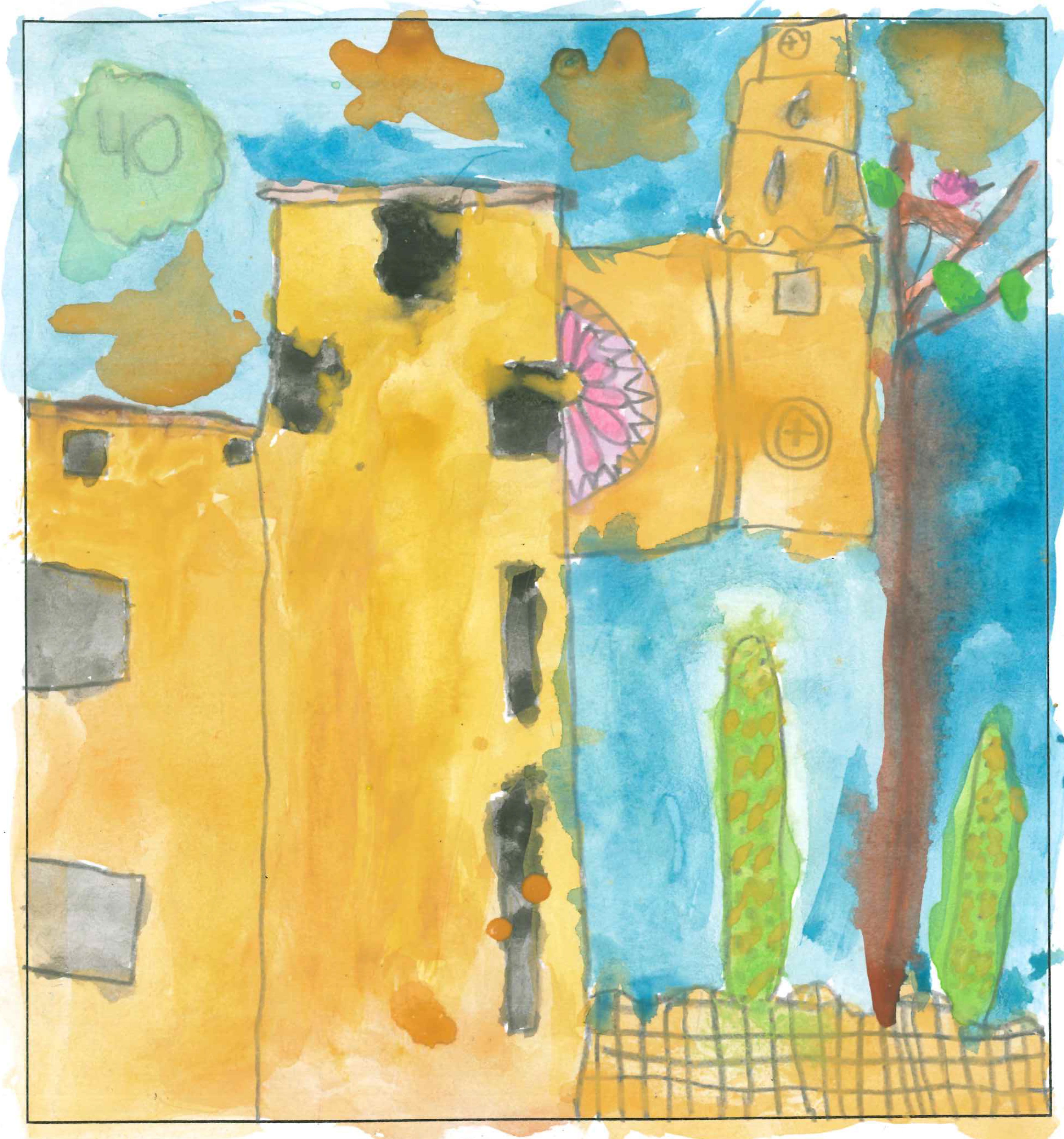 Postal de l’Escola La Vall del concurs del TOT Sant Cugat