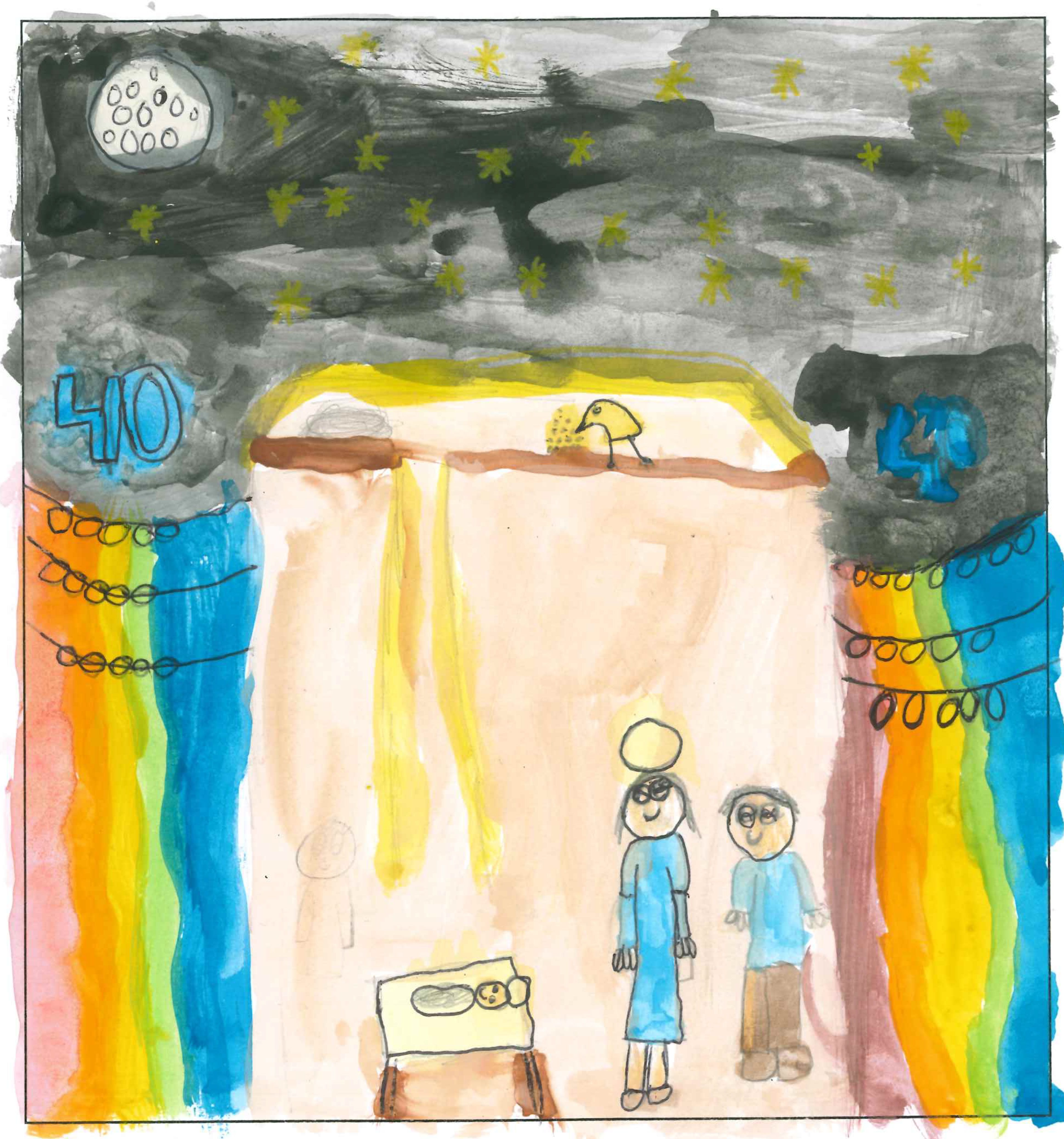 Postal de l’Escola La Vall del concurs del TOT Sant Cugat