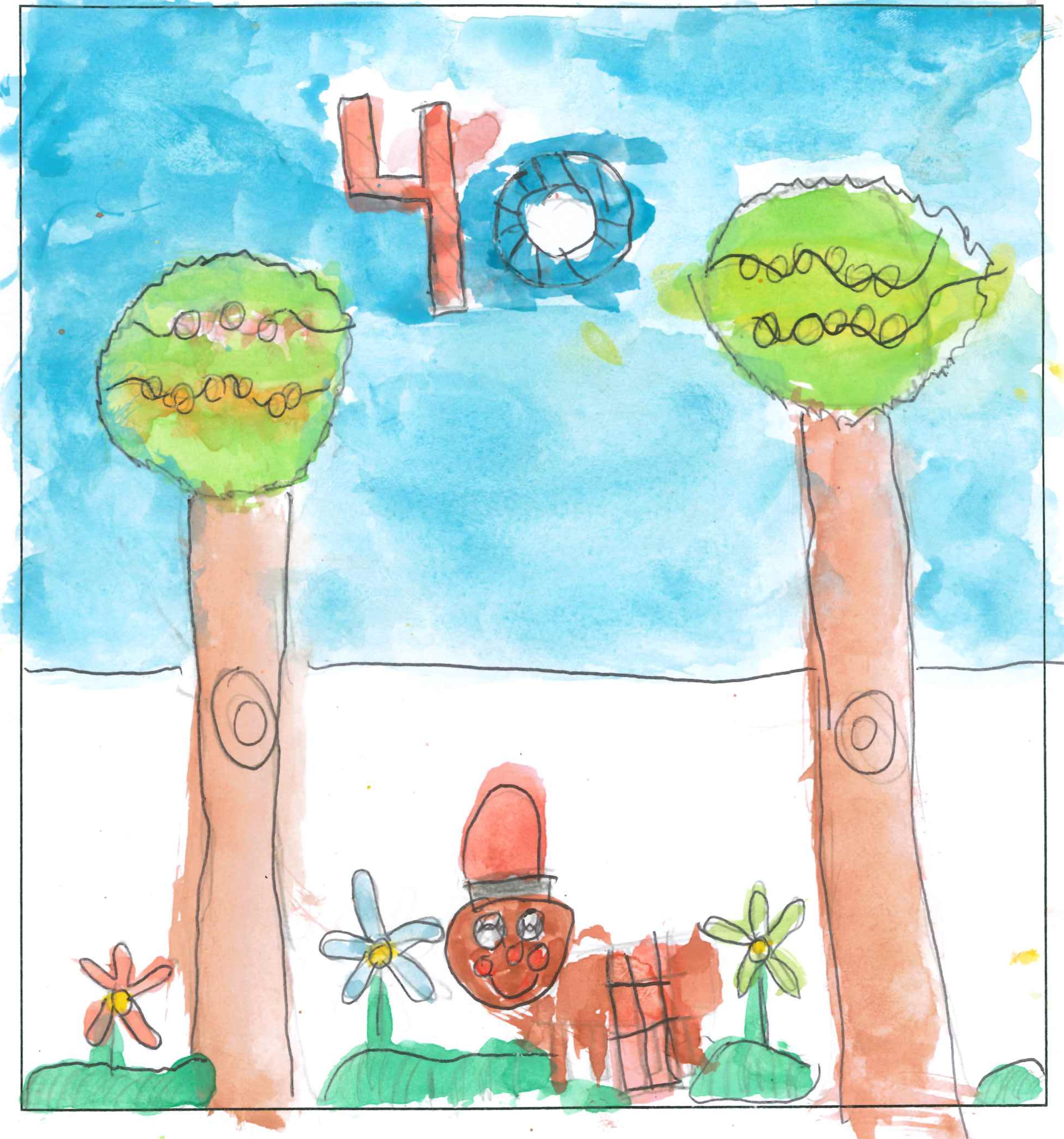 Postal de l’Escola La Vall del concurs del TOT Sant Cugat