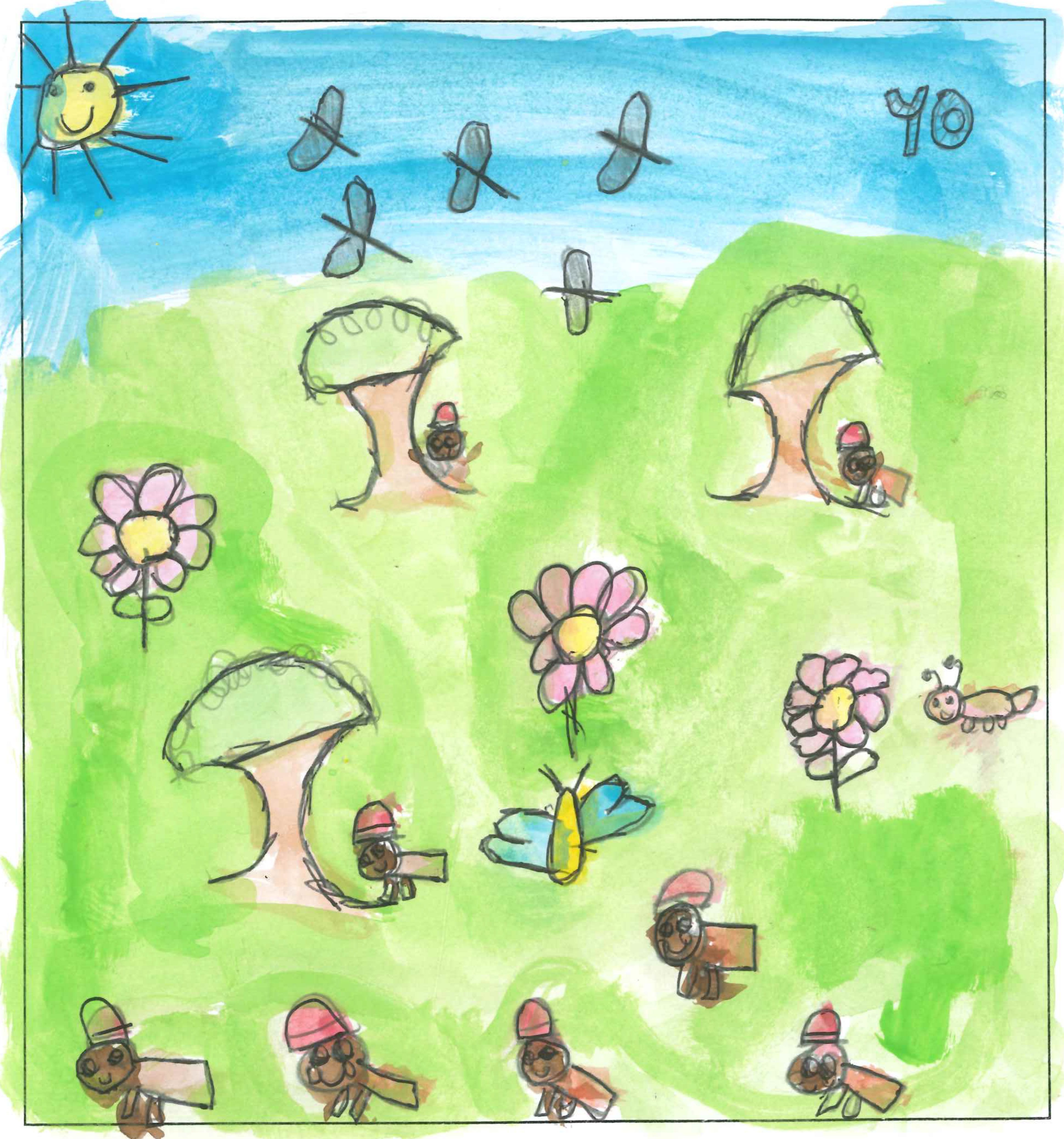 Postal de l’Escola La Vall del concurs del TOT Sant Cugat