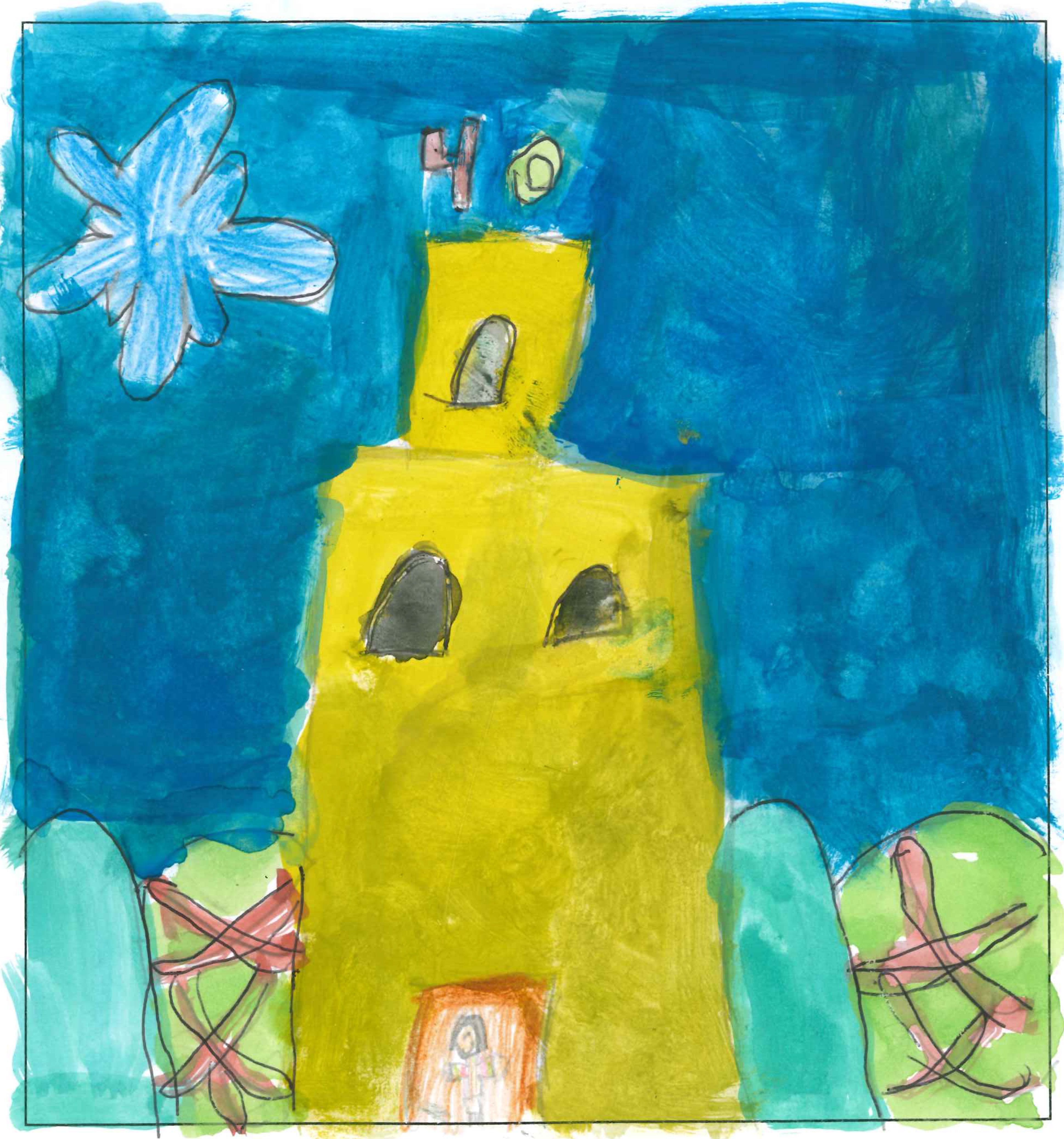 Postal de l’Escola La Vall del concurs del TOT Sant Cugat