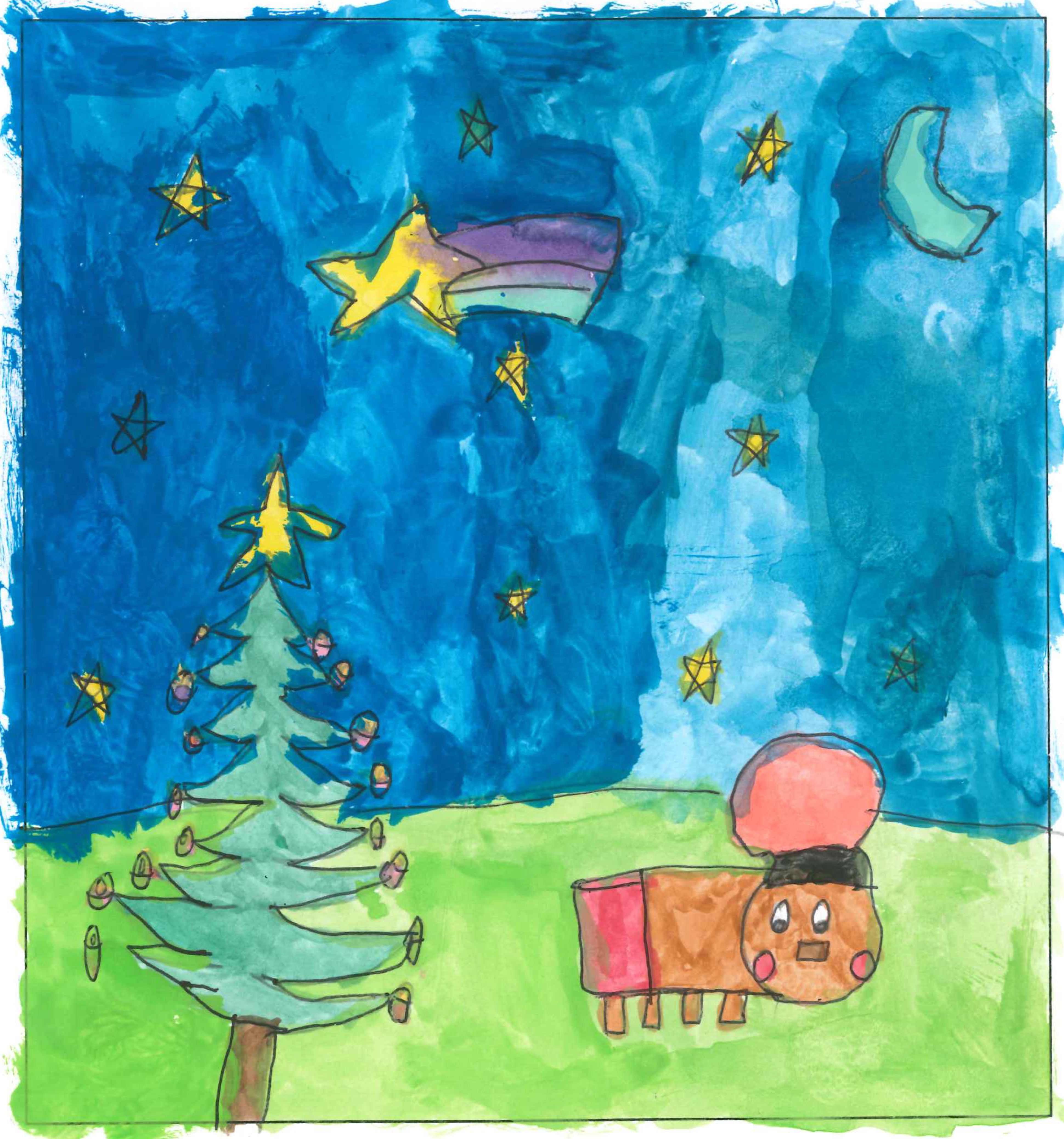 Postal de l’Escola La Vall del concurs del TOT Sant Cugat