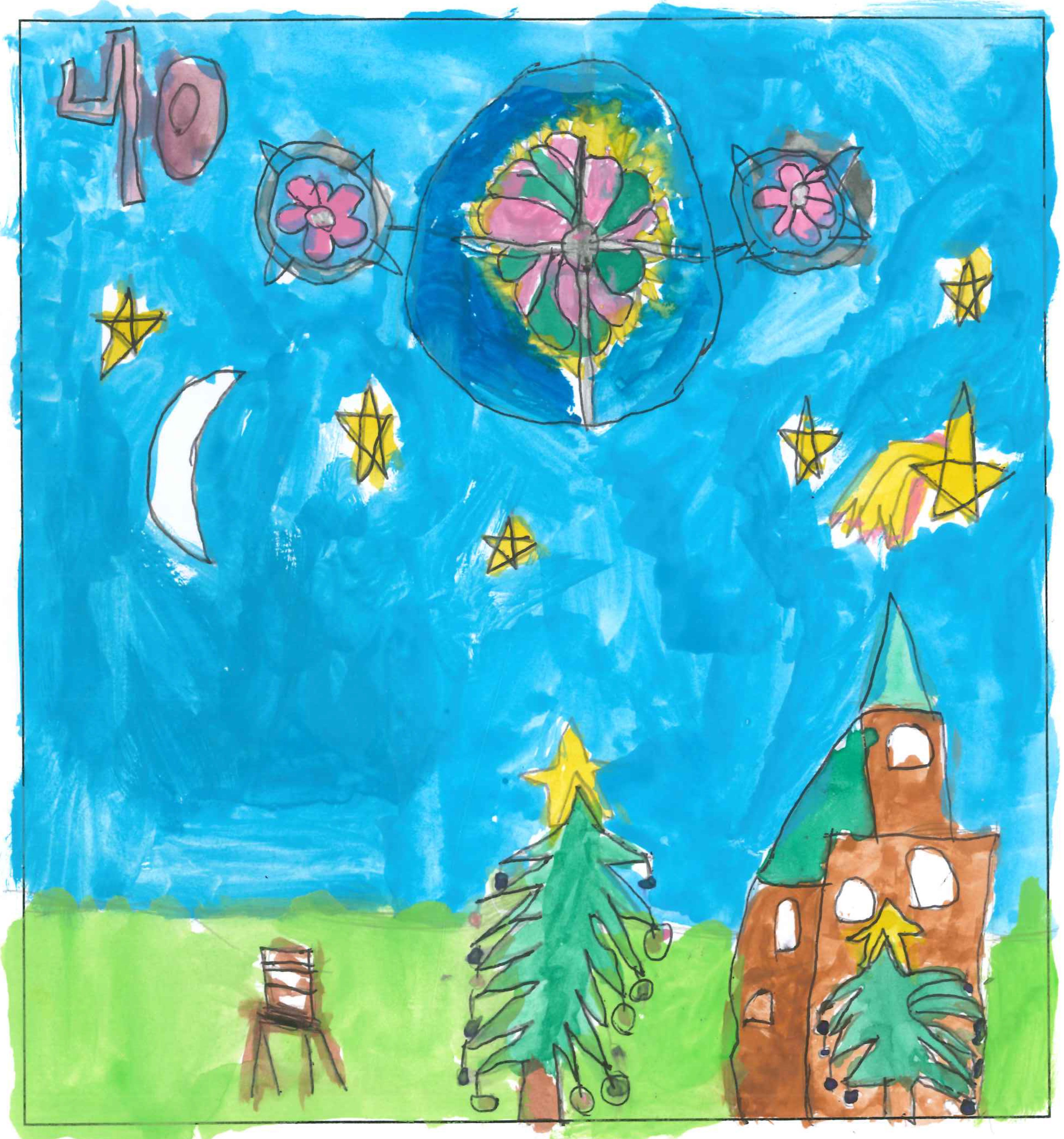 Postal de l’Escola La Vall del concurs del TOT Sant Cugat