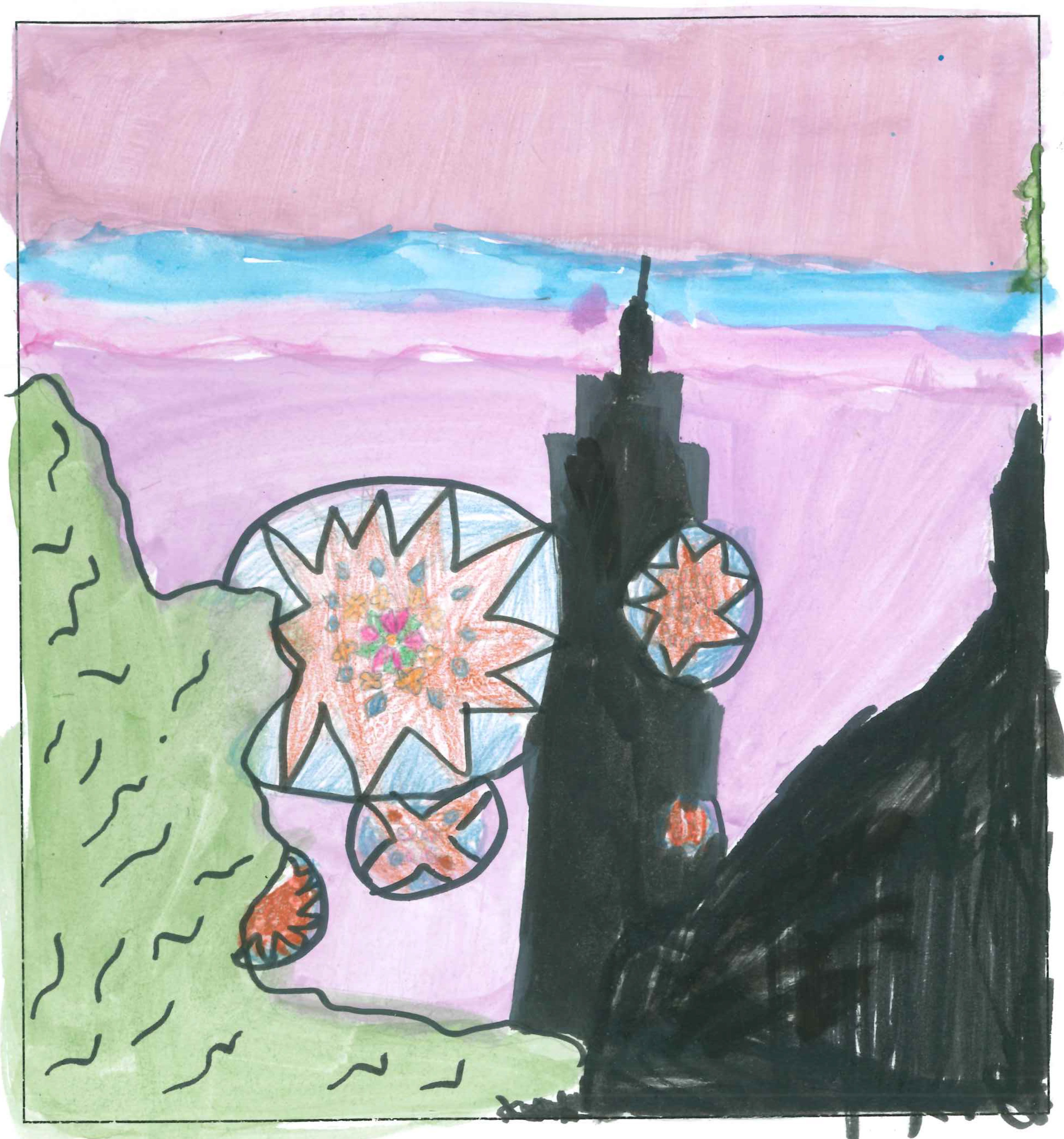 Postal de l’Escola La Vall del concurs del TOT Sant Cugat