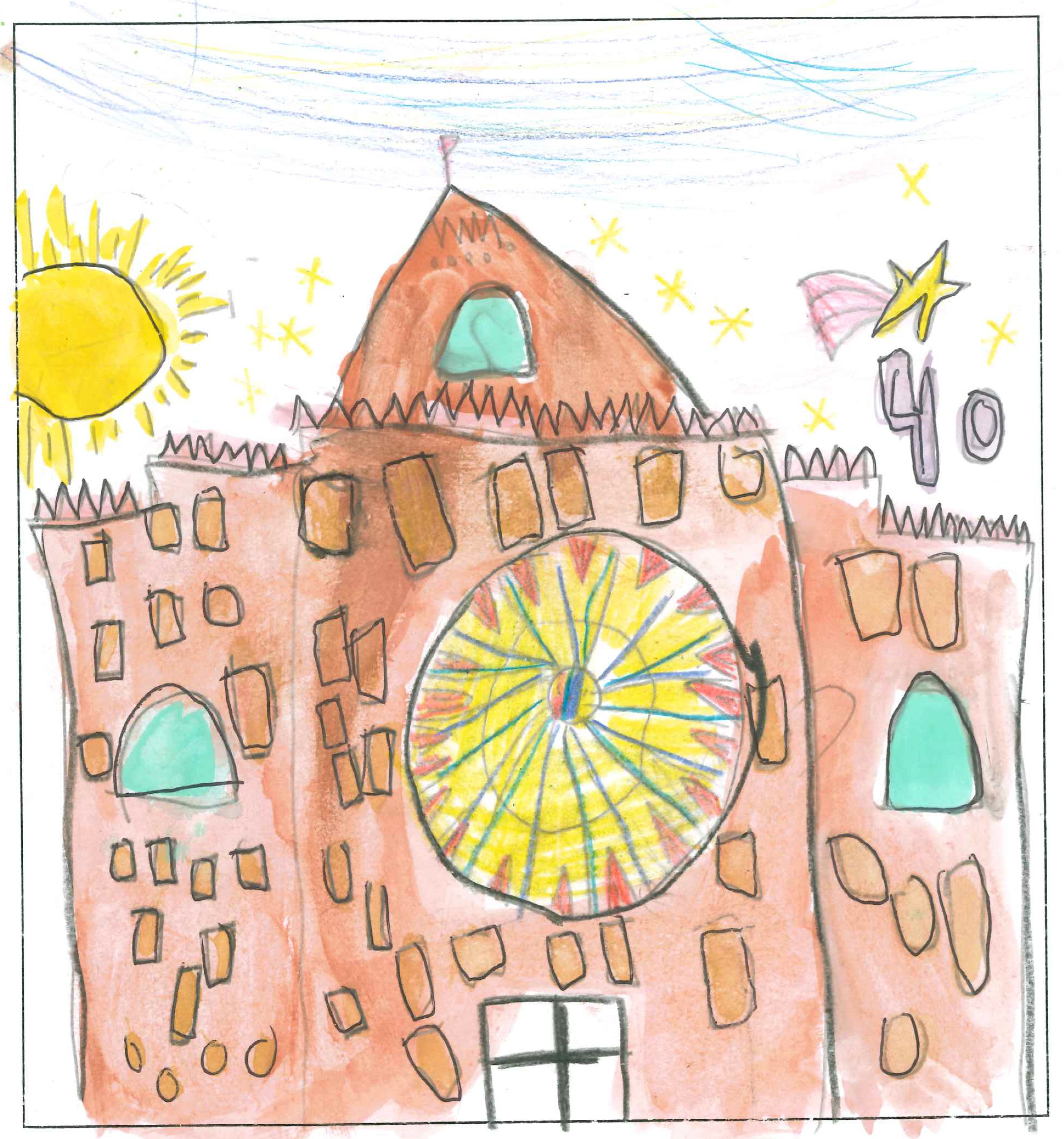 Postal de l’Escola La Vall del concurs del TOT Sant Cugat