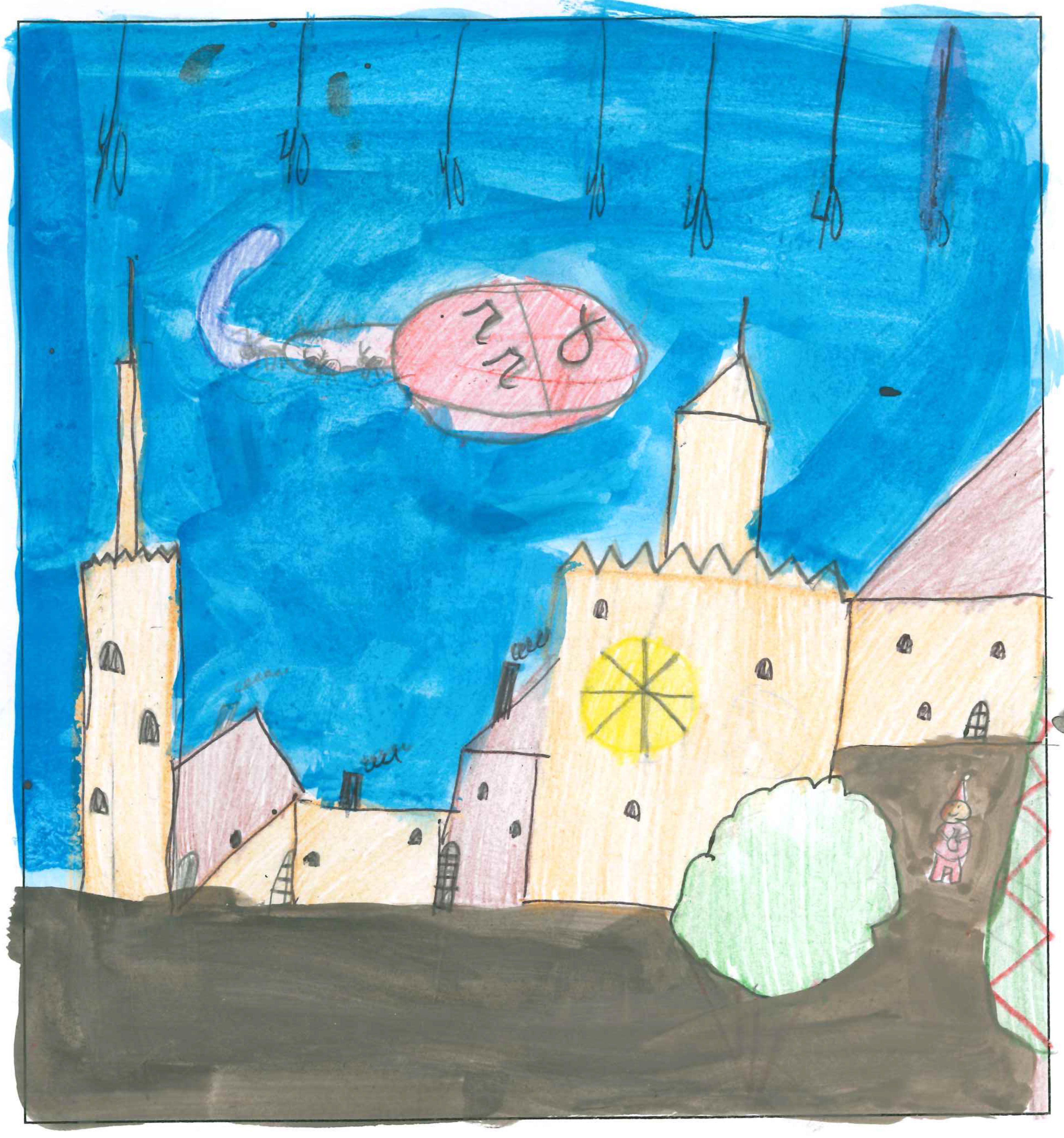 Postal de l’Escola La Vall del concurs del TOT Sant Cugat