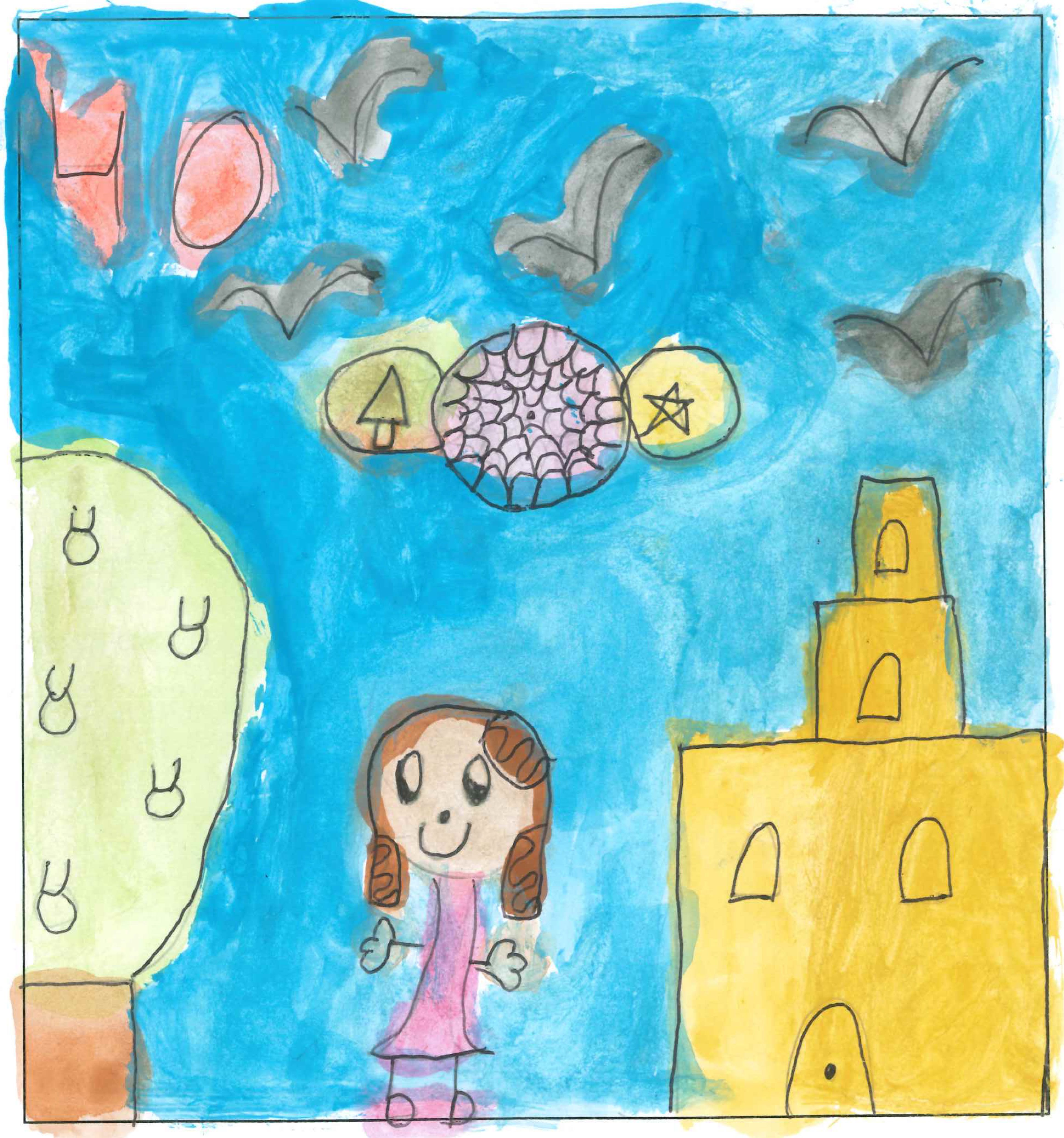 Postal de l’Escola La Vall del concurs del TOT Sant Cugat