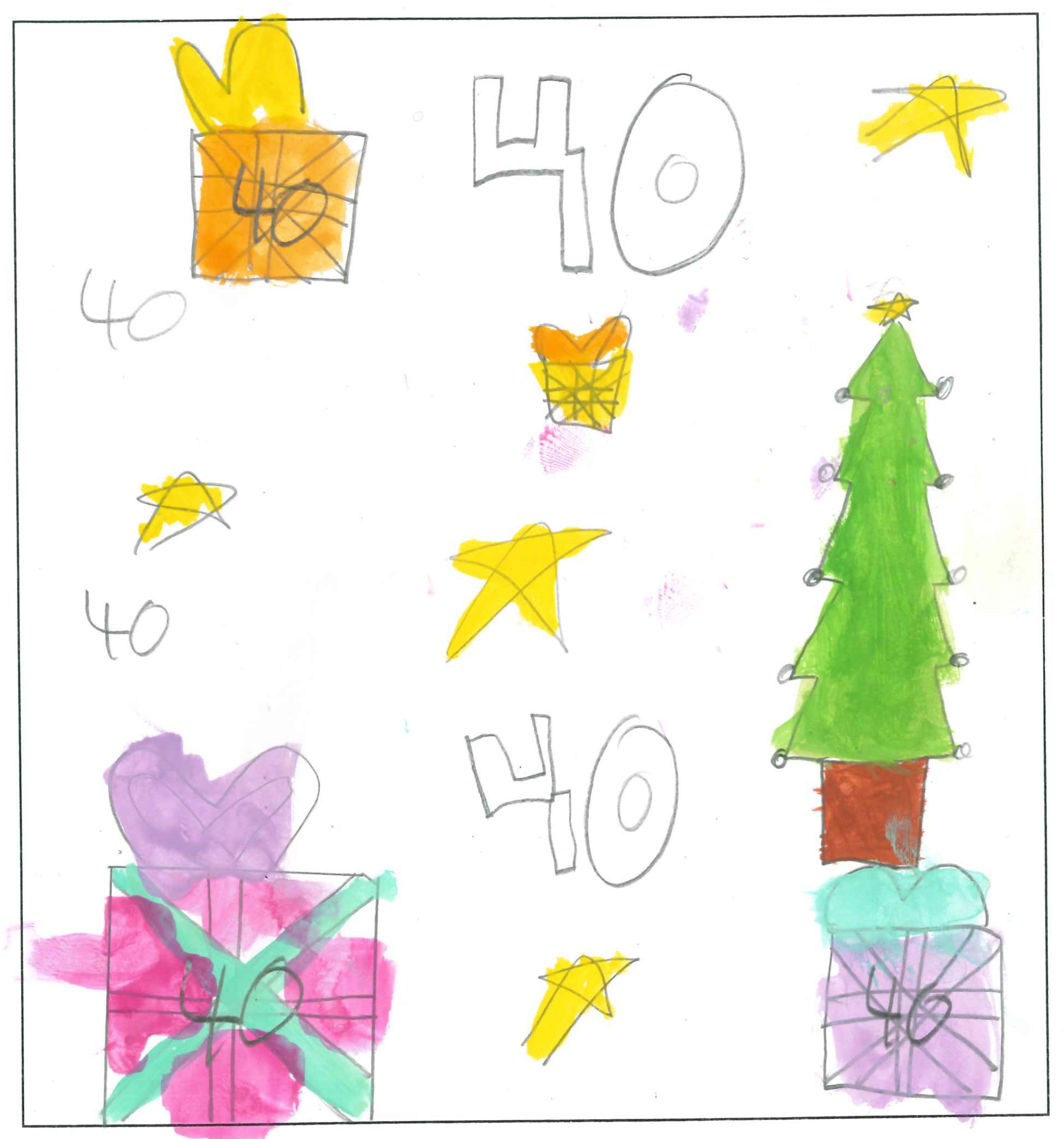 Postal de l’Escola La Vall del concurs del TOT Sant Cugat