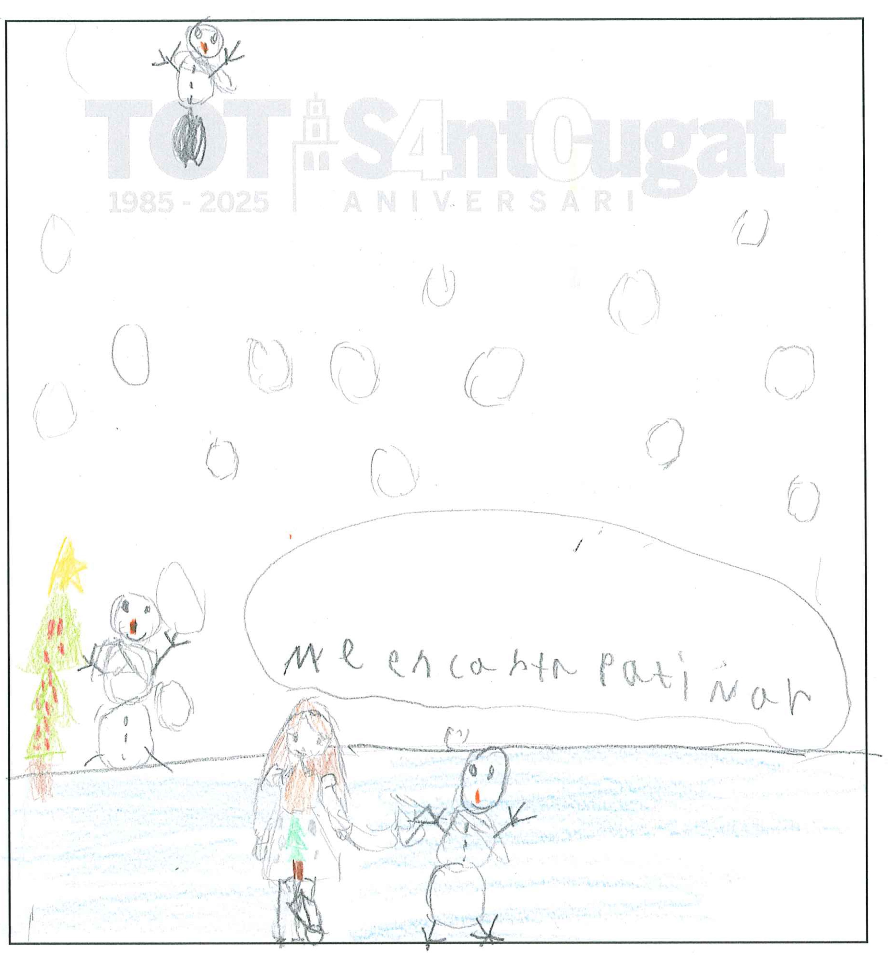 Postal de CreaNova School del concurs del TOT Sant Cugat