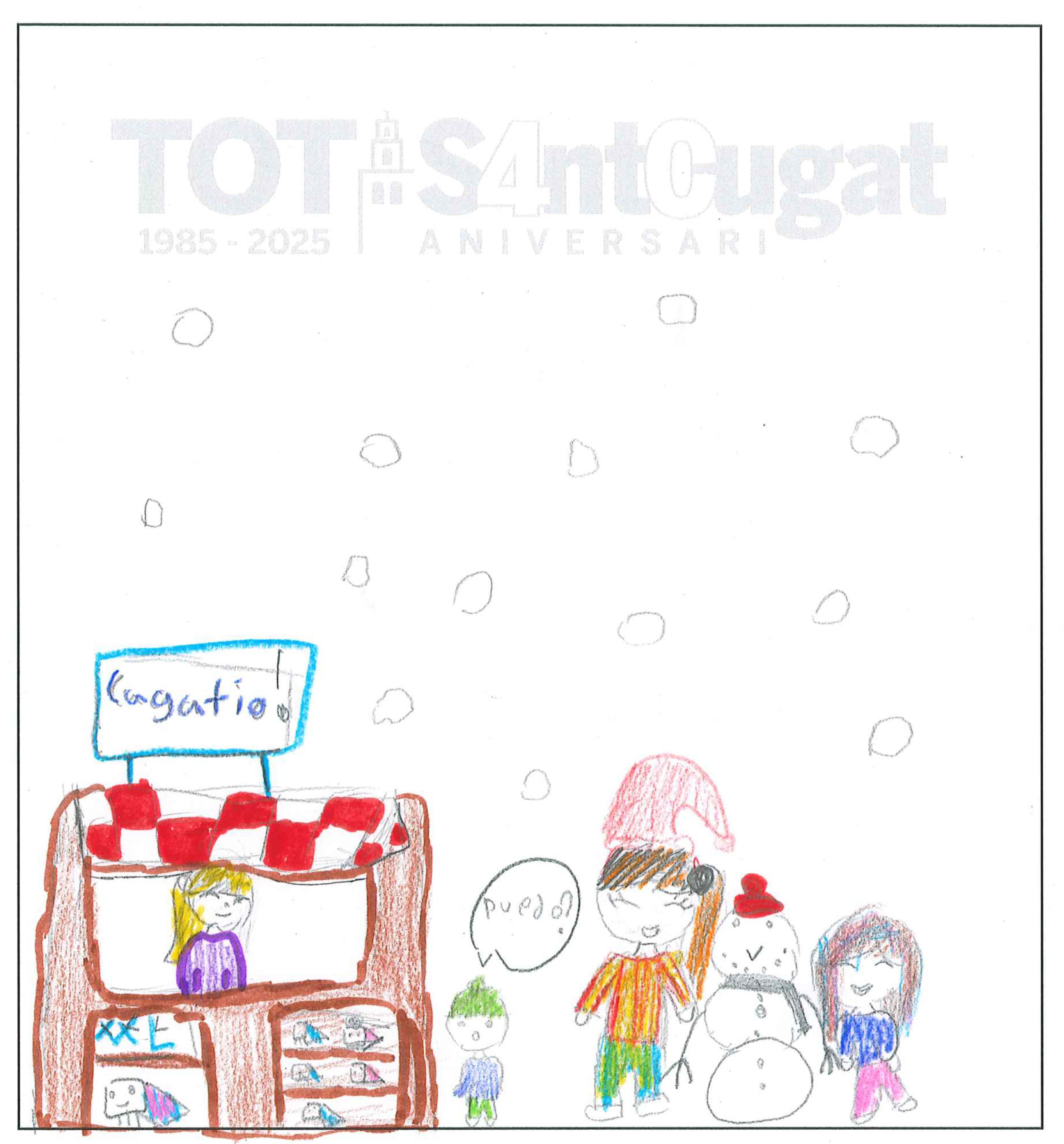 Postal de CreaNova School del concurs del TOT Sant Cugat