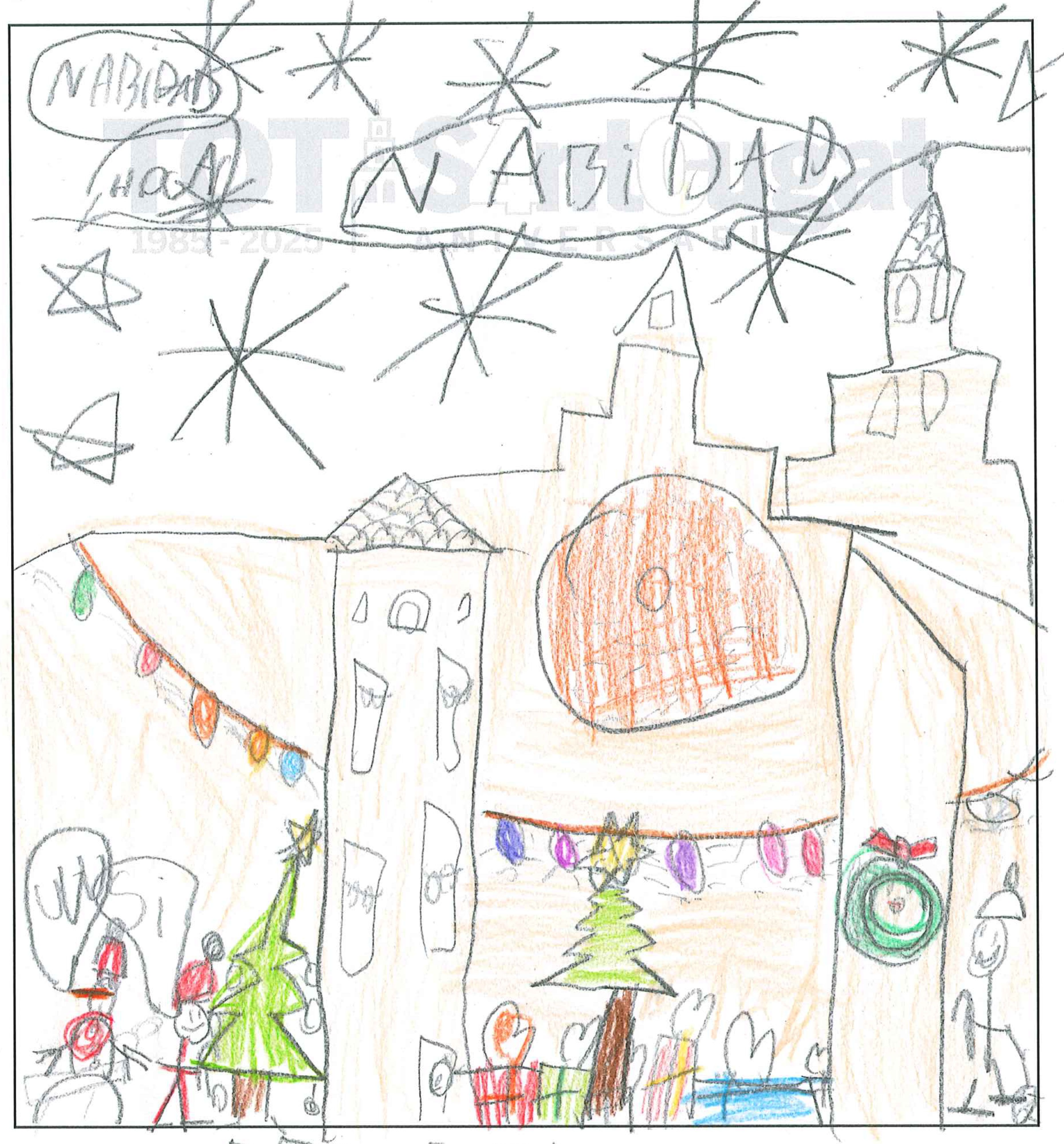 Postal de CreaNova School del concurs del TOT Sant Cugat