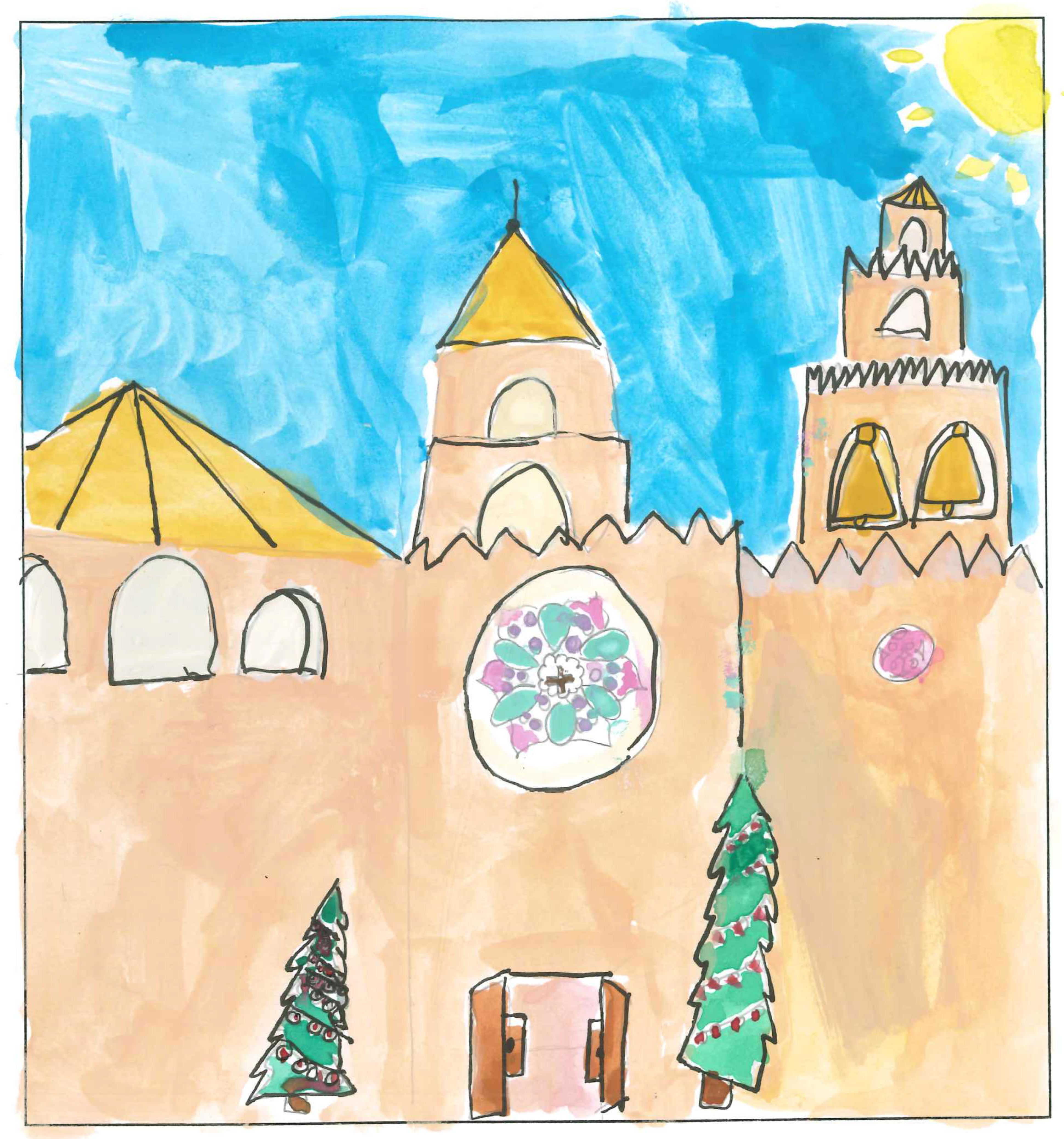 Postal de l’Escola La Vall del concurs del TOT Sant Cugat