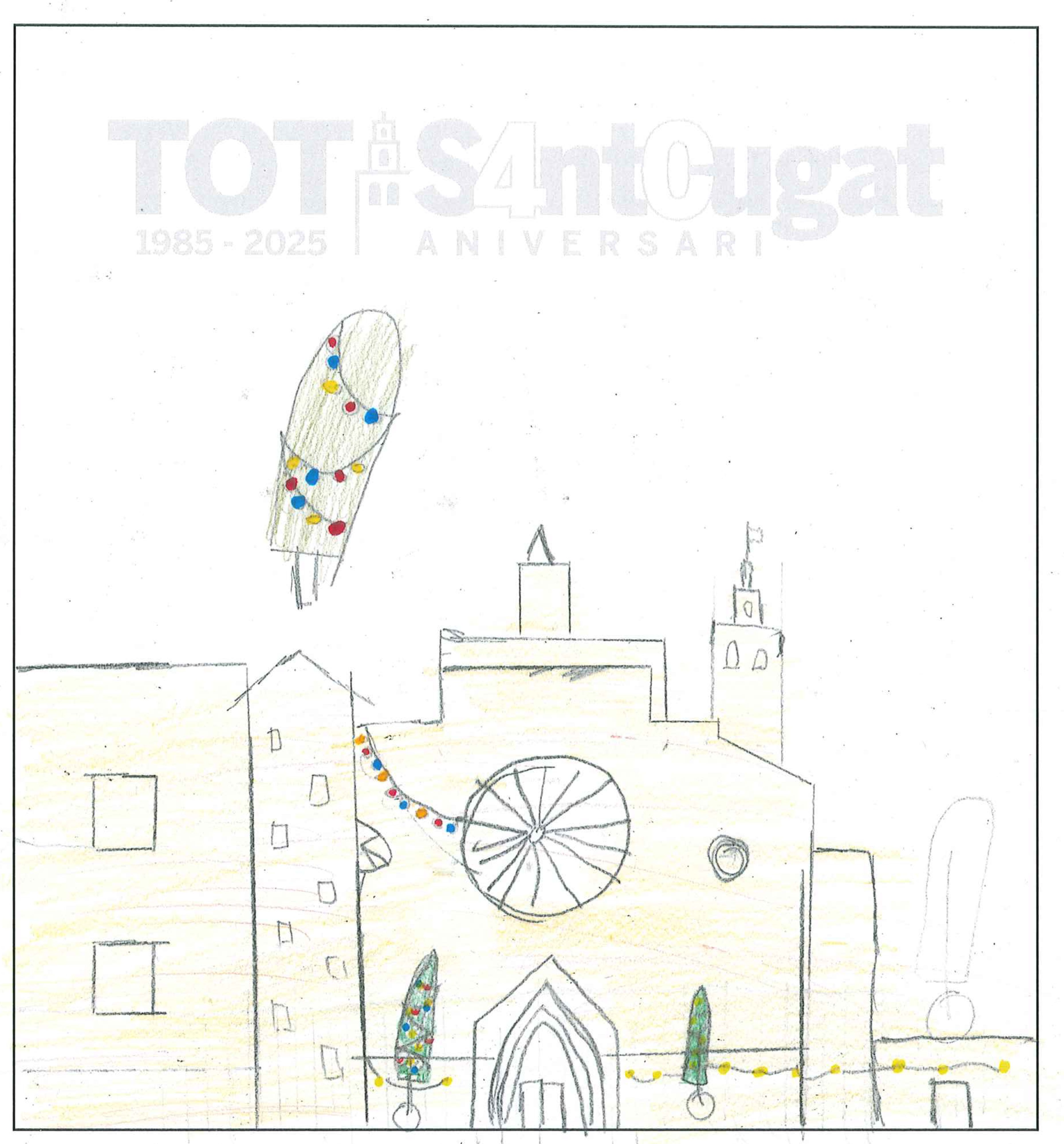 Postal de CreaNova School del concurs del TOT Sant Cugat
