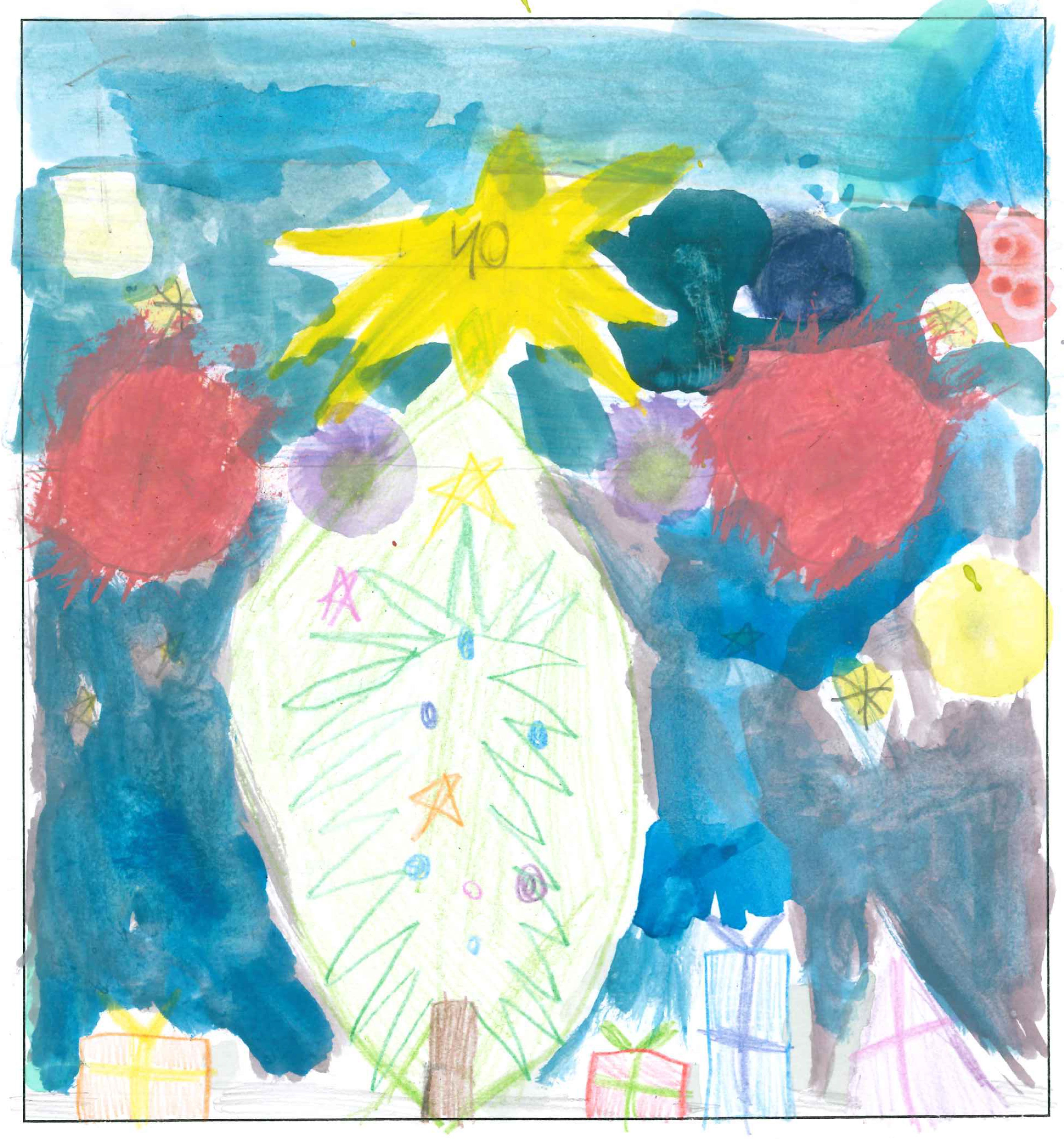 Postal de l’Escola La Vall del concurs del TOT Sant Cugat