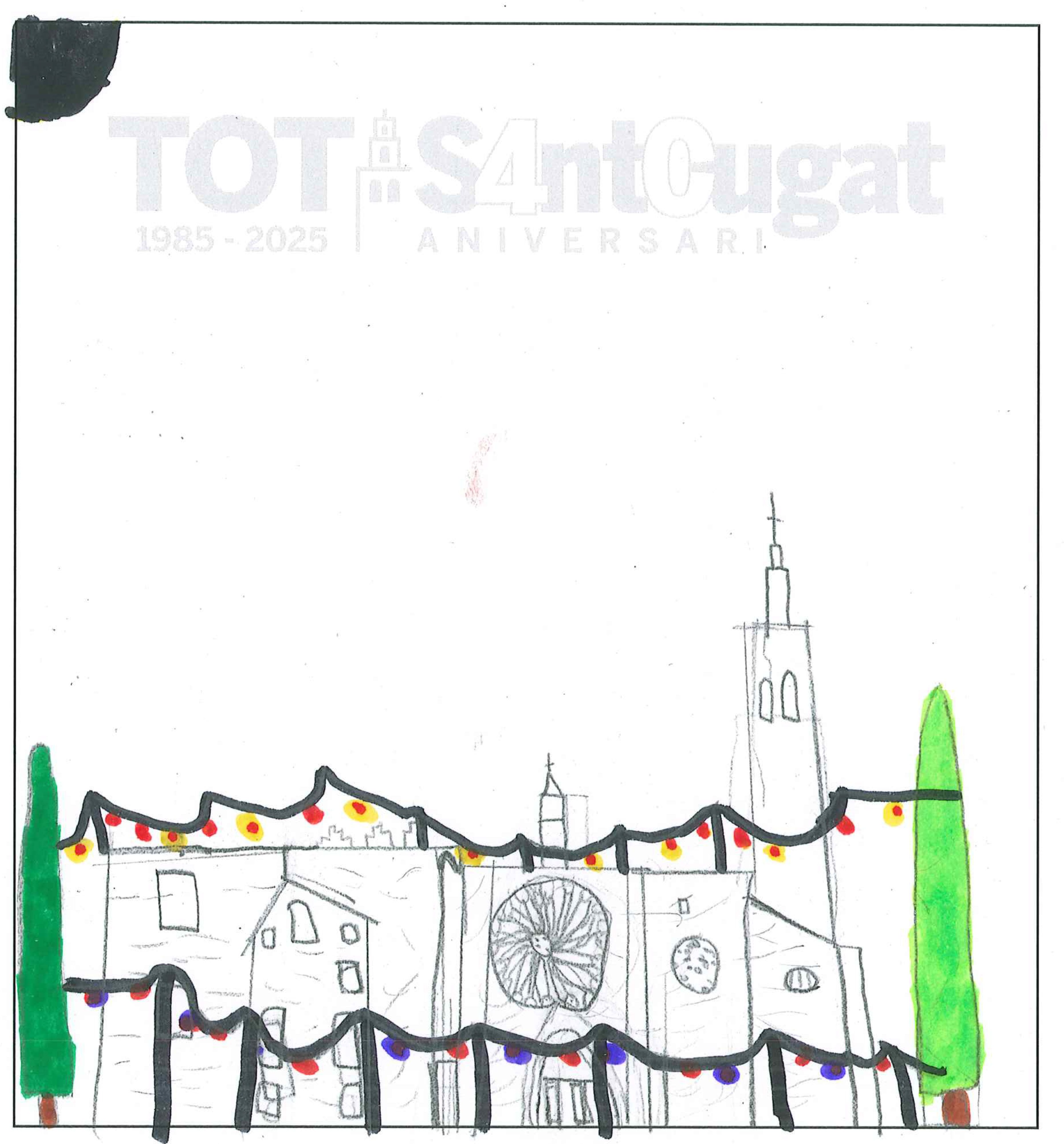 Postal de CreaNova School del concurs del TOT Sant Cugat