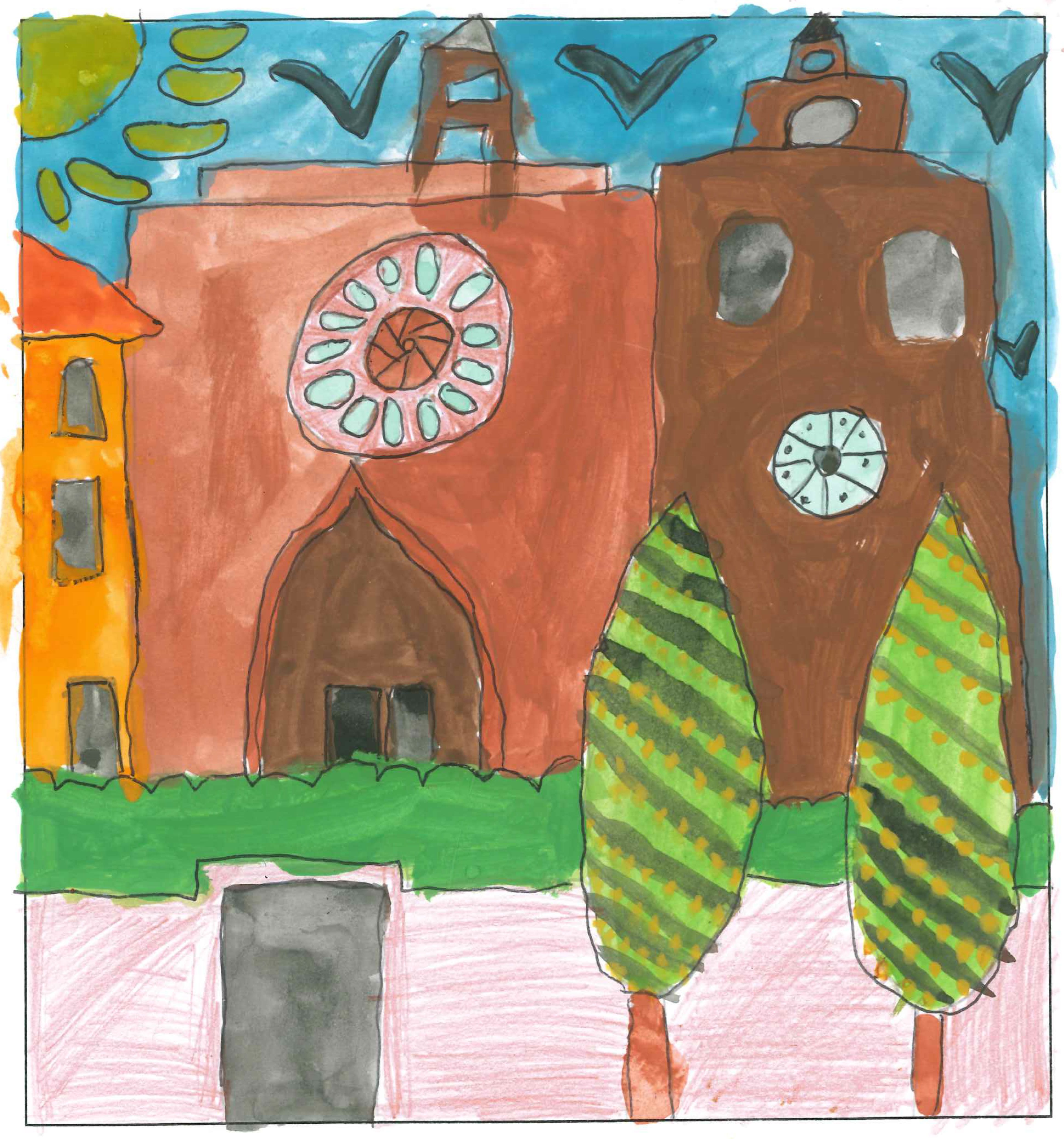 Postal de l’Escola La Vall del concurs del TOT Sant Cugat