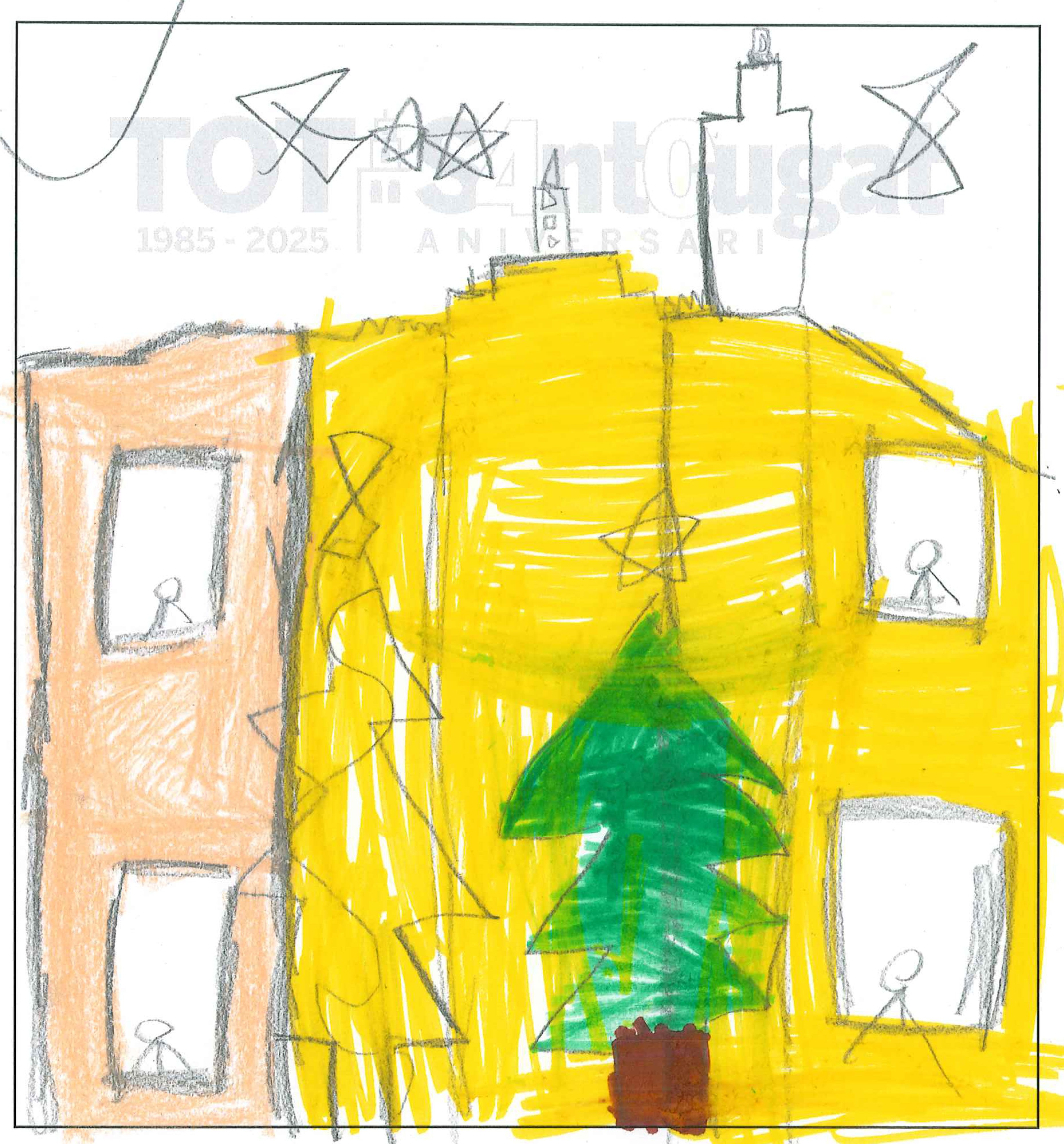 Postal de CreaNova School del concurs del TOT Sant Cugat