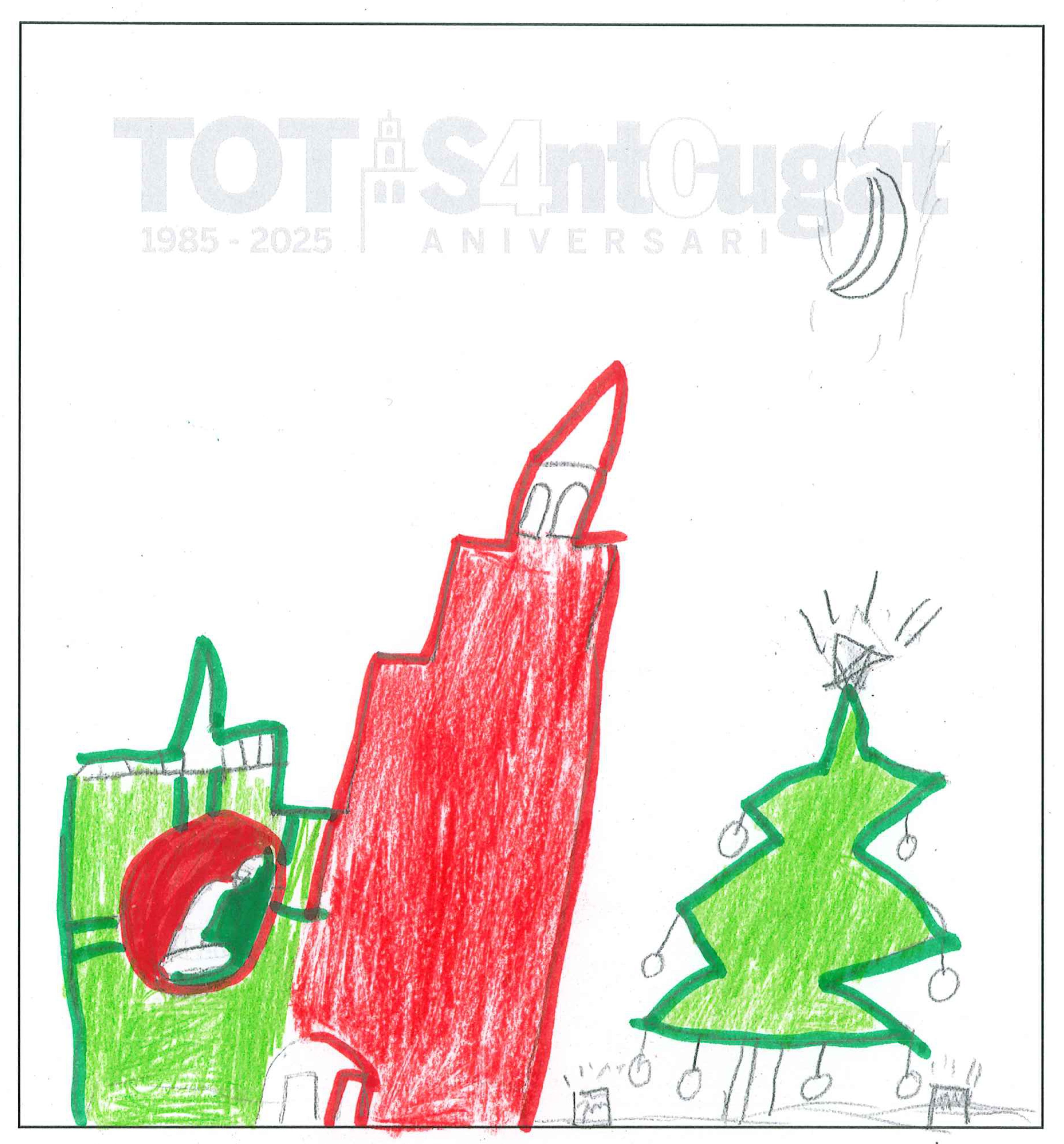 Postal de CreaNova School del concurs del TOT Sant Cugat