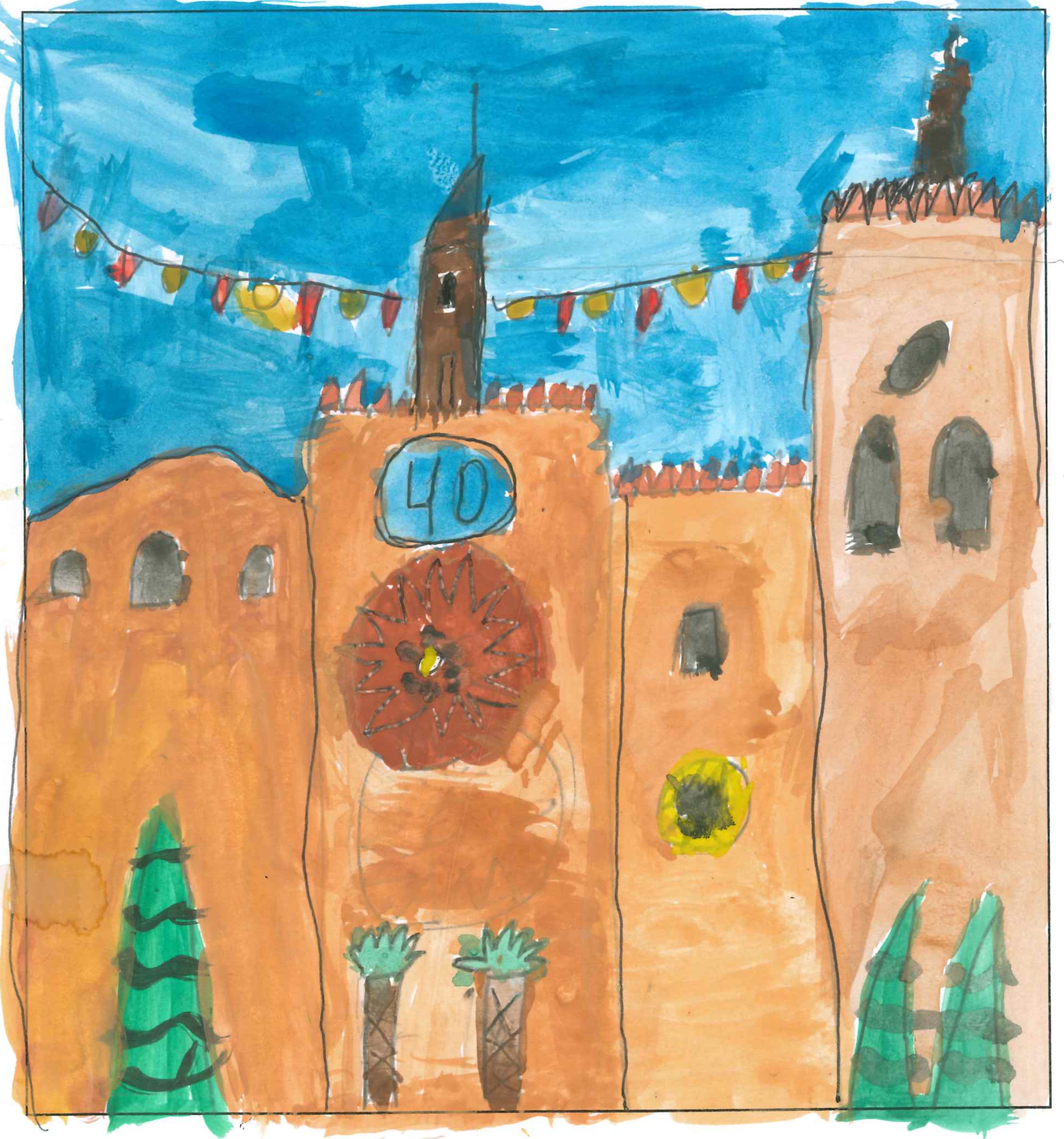 Postal de l’Escola La Vall del concurs del TOT Sant Cugat