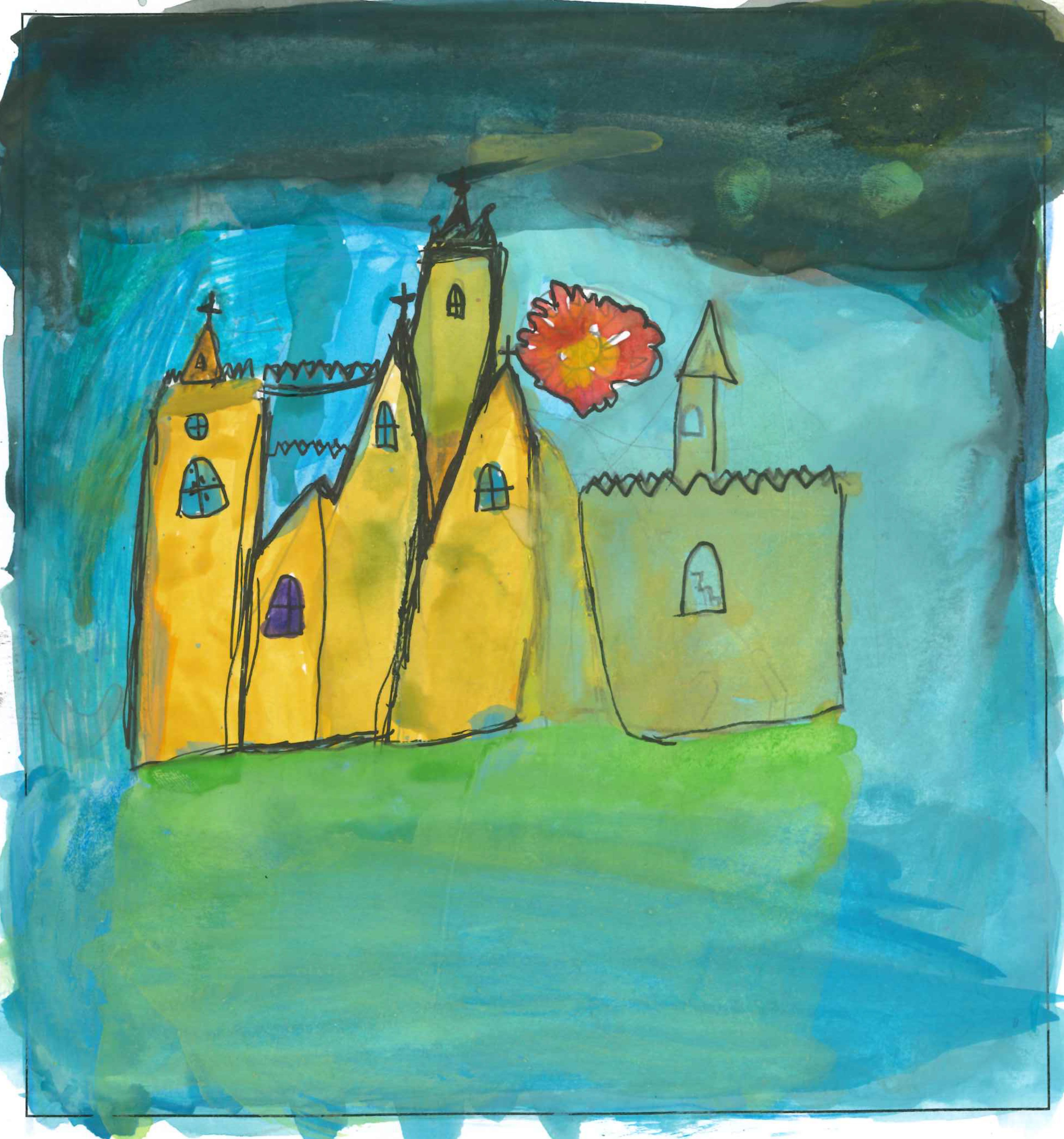 Postal de l’Escola La Vall del concurs del TOT Sant Cugat