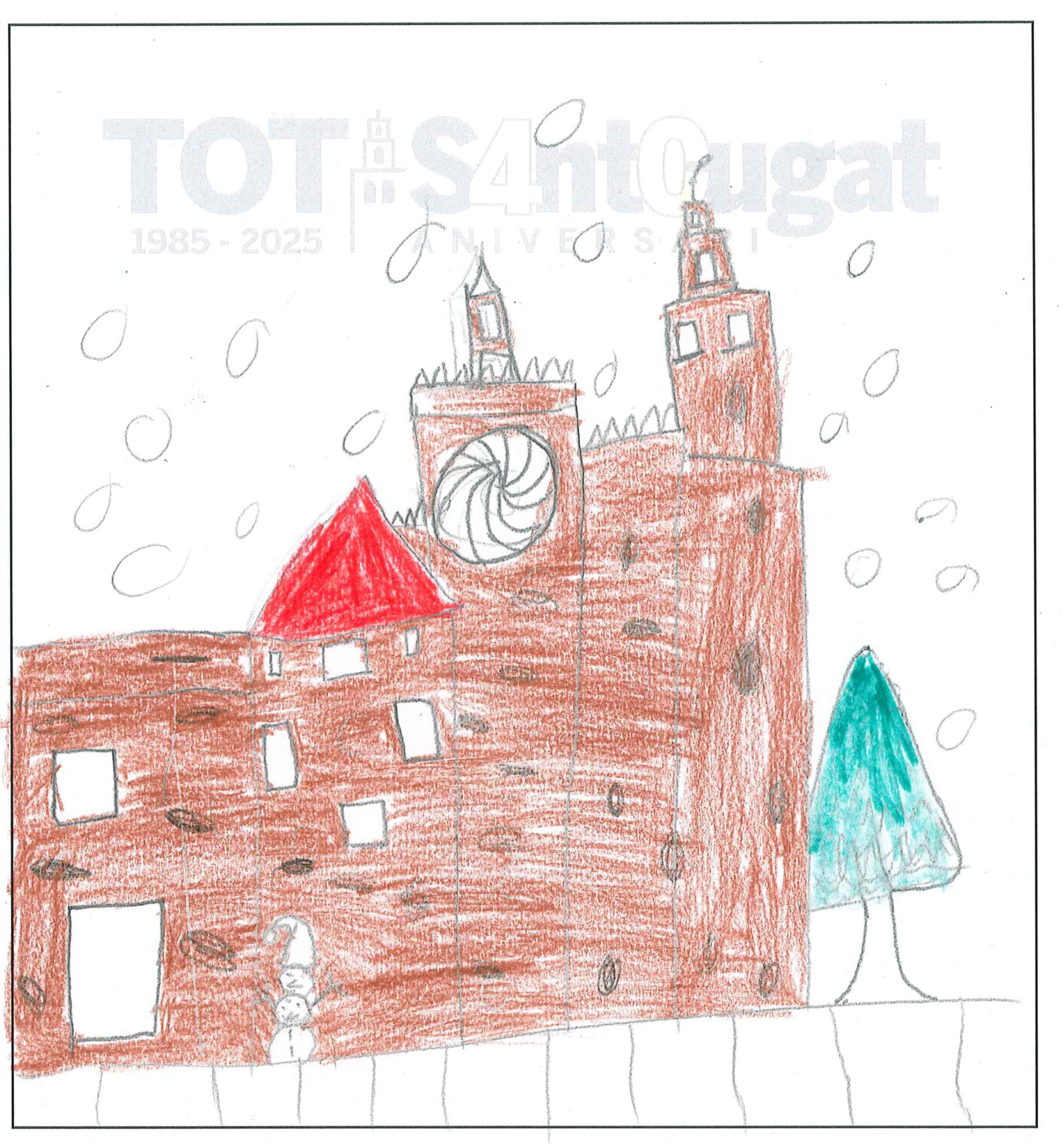 Postal de CreaNova School del concurs del TOT Sant Cugat