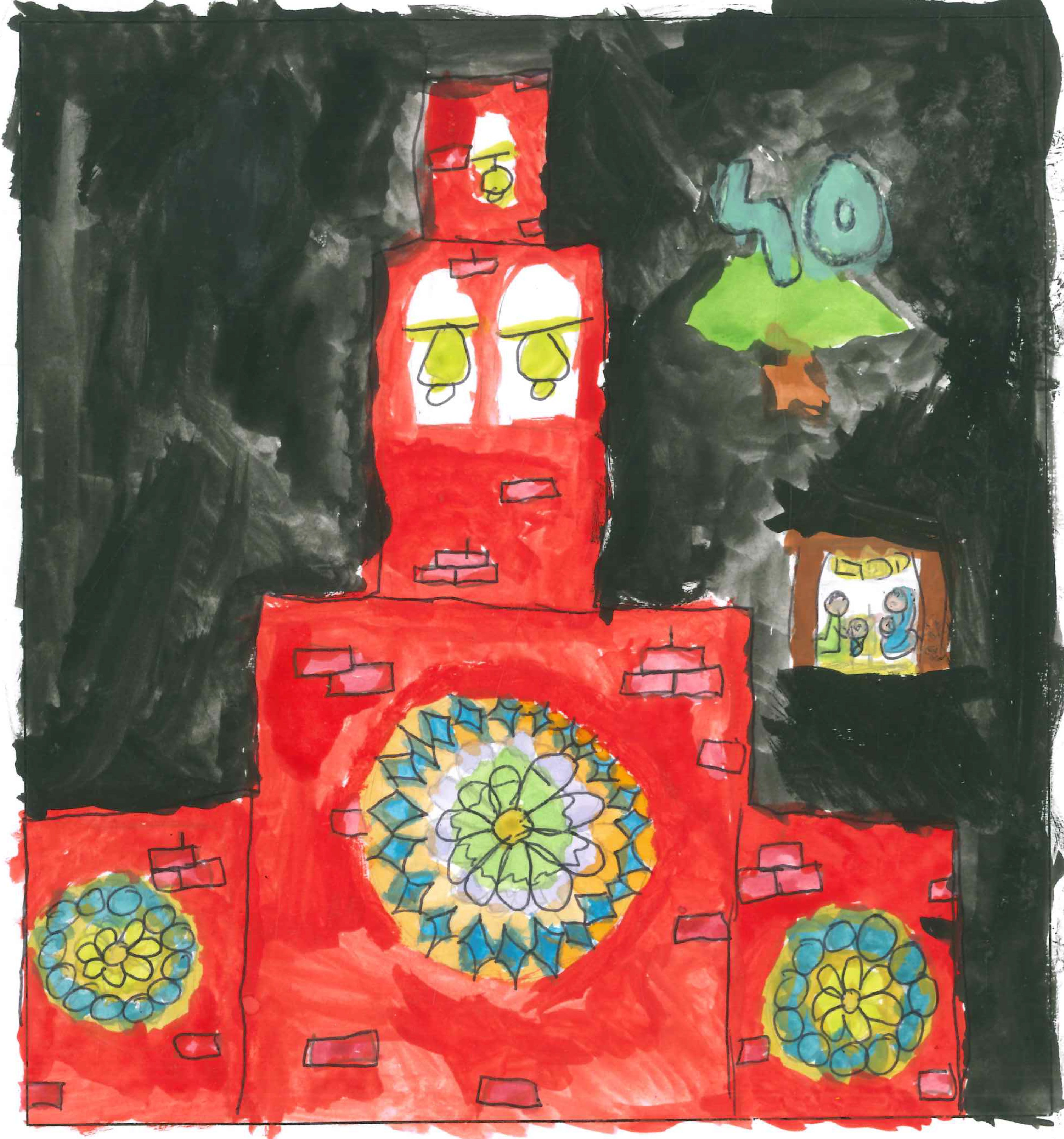 Postal de l’Escola La Vall del concurs del TOT Sant Cugat