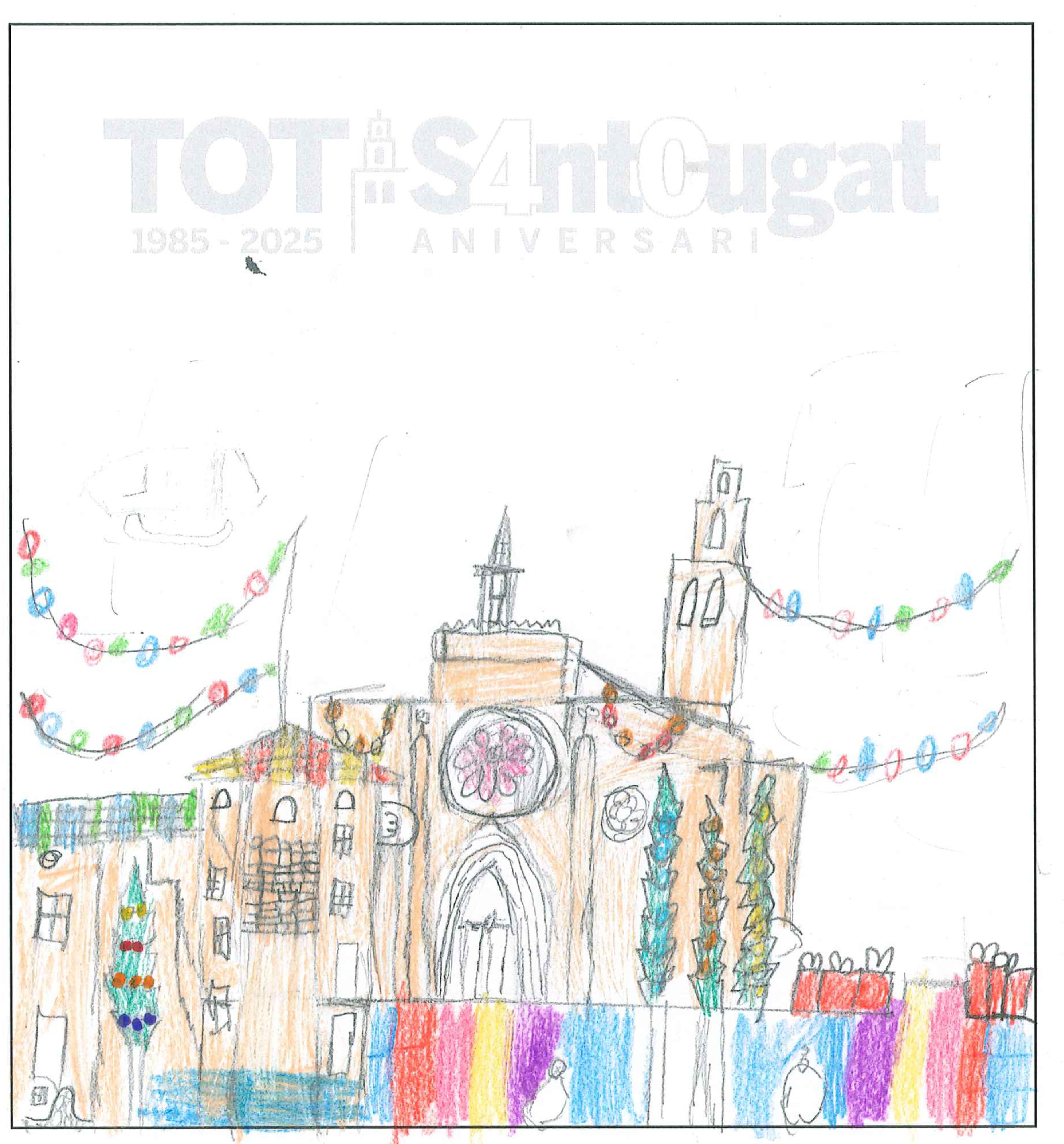Postal de CreaNova School del concurs del TOT Sant Cugat