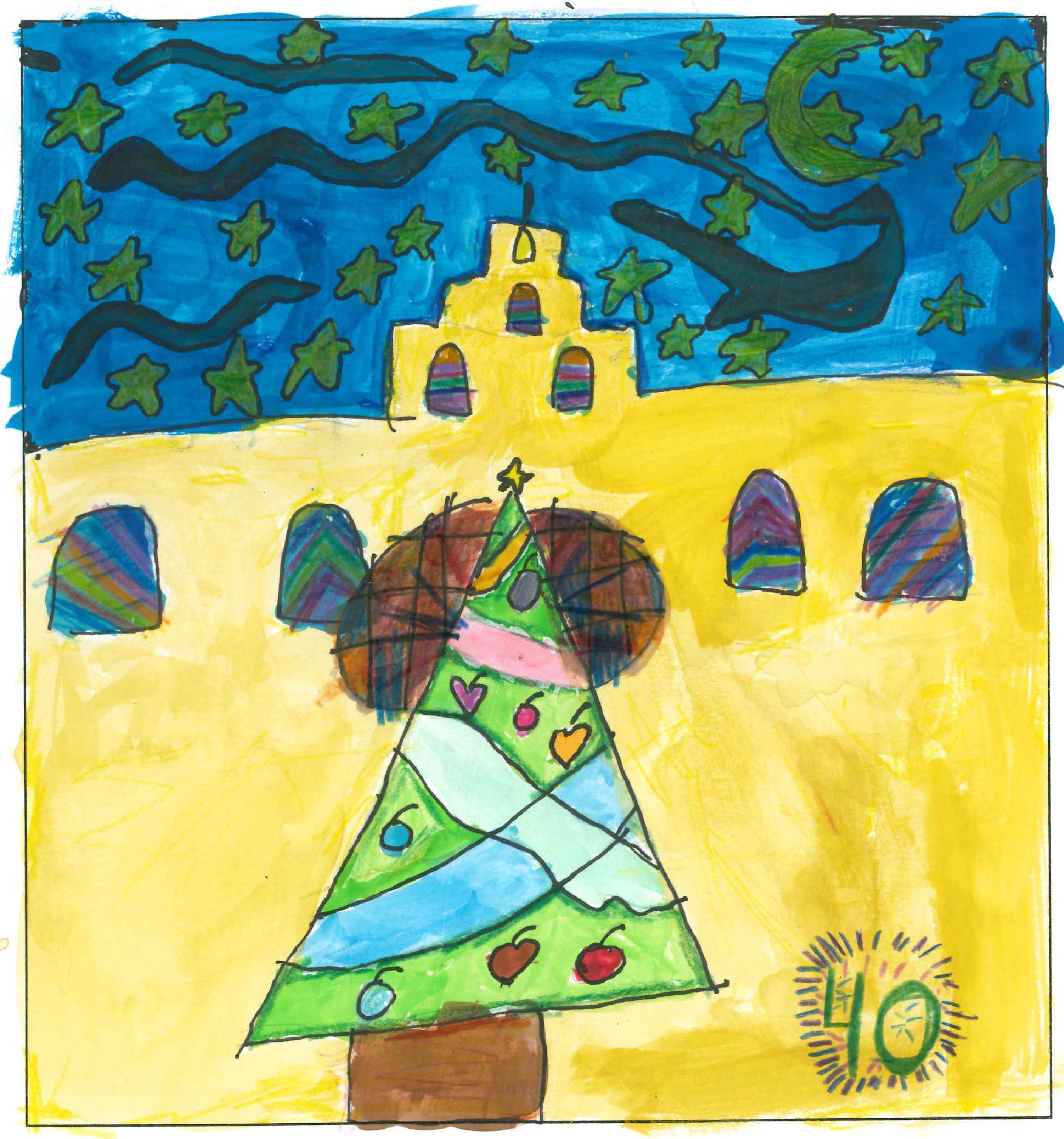 Postal de l’Escola La Vall del concurs del TOT Sant Cugat