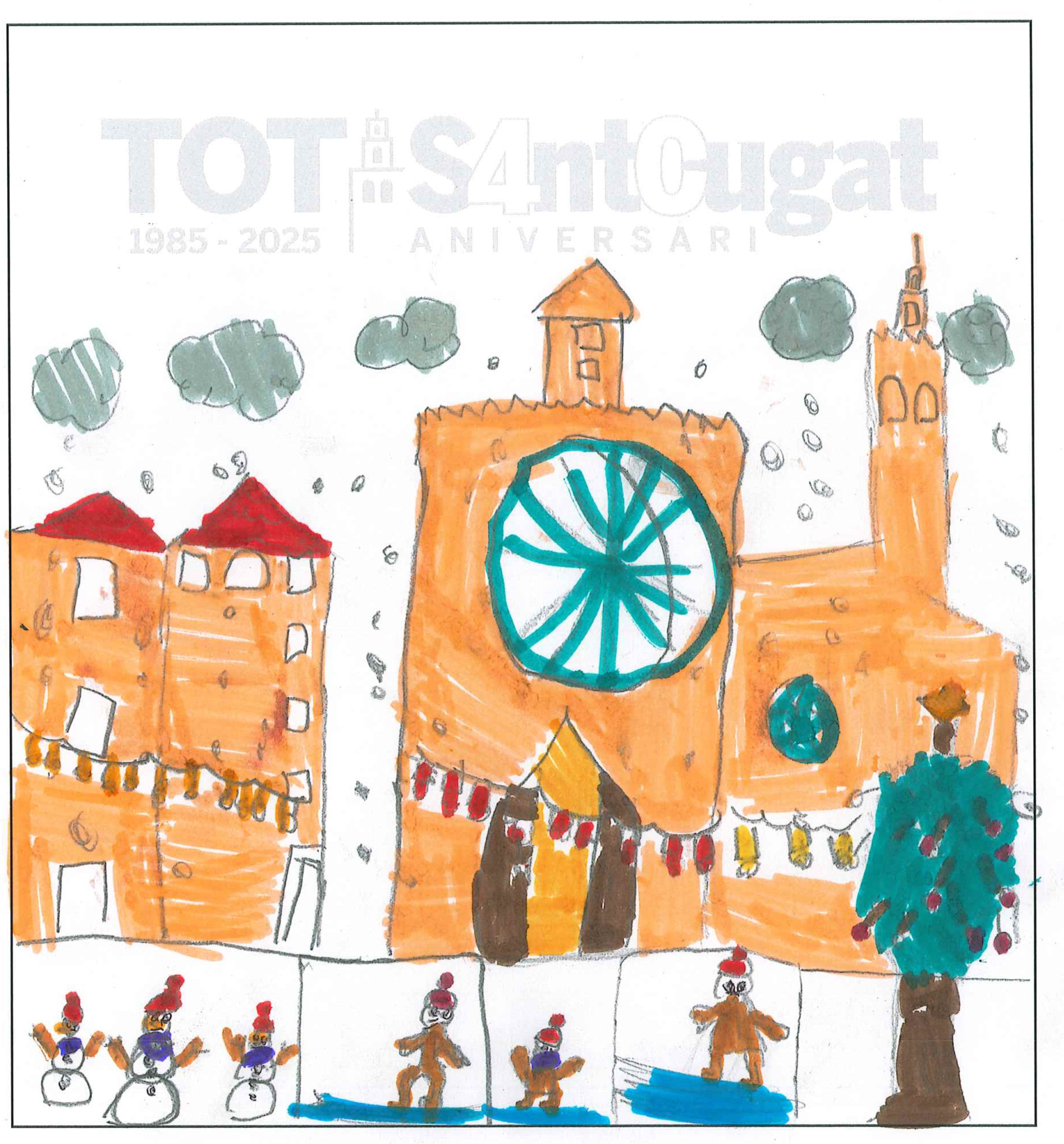 Postal de CreaNova School del concurs del TOT Sant Cugat