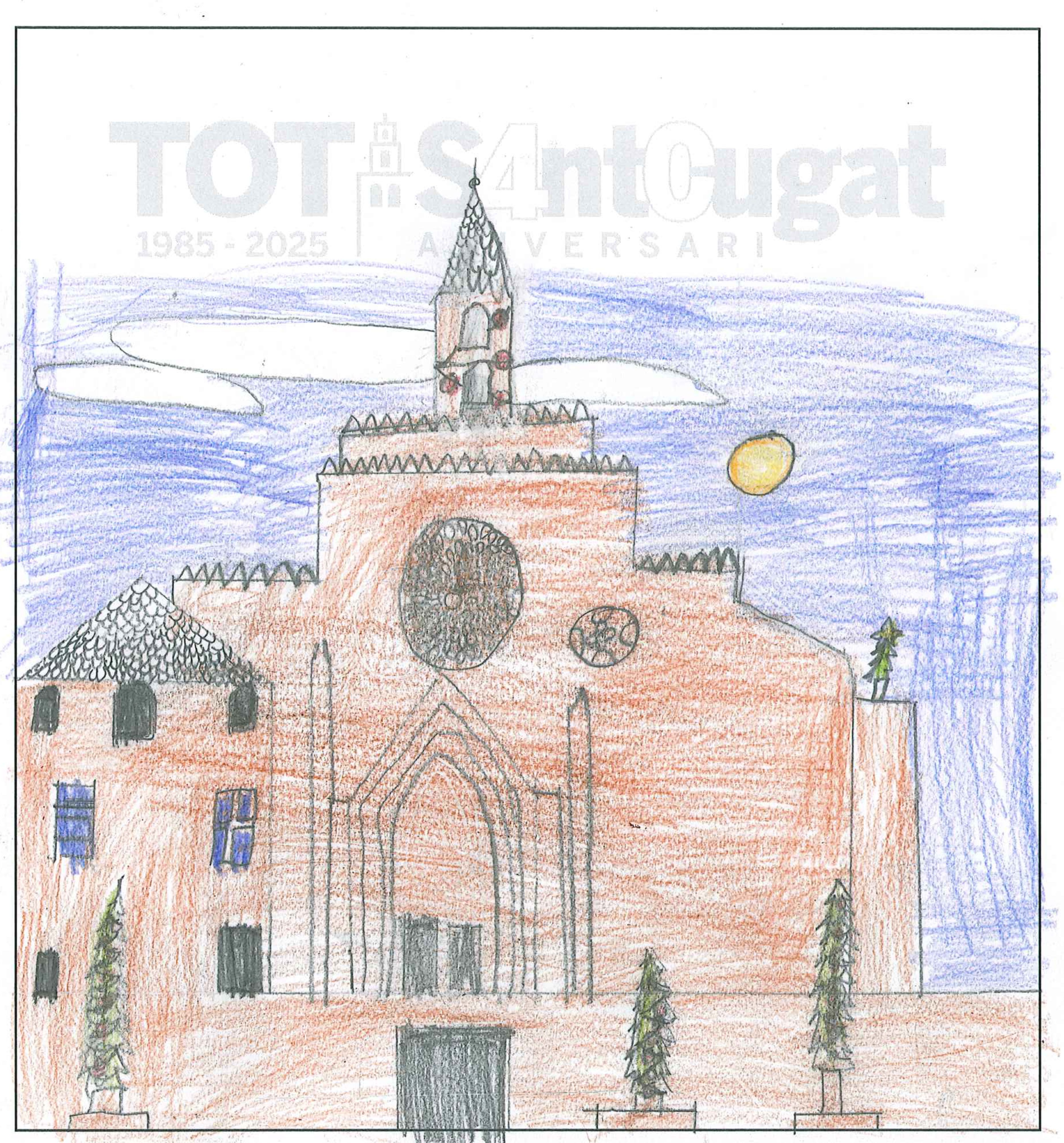 Postal de CreaNova School del concurs del TOT Sant Cugat