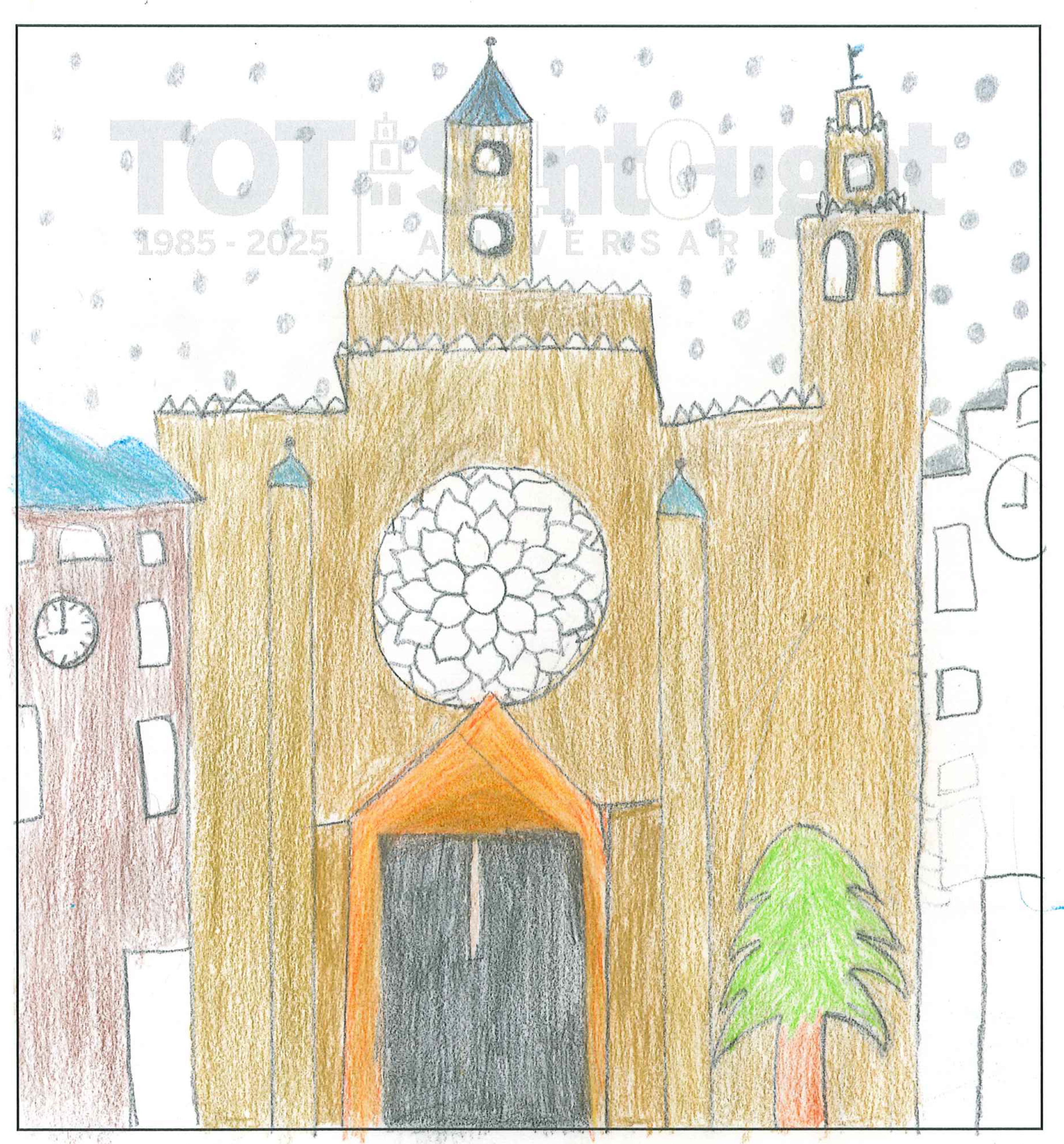 Postal de CreaNova School del concurs del TOT Sant Cugat