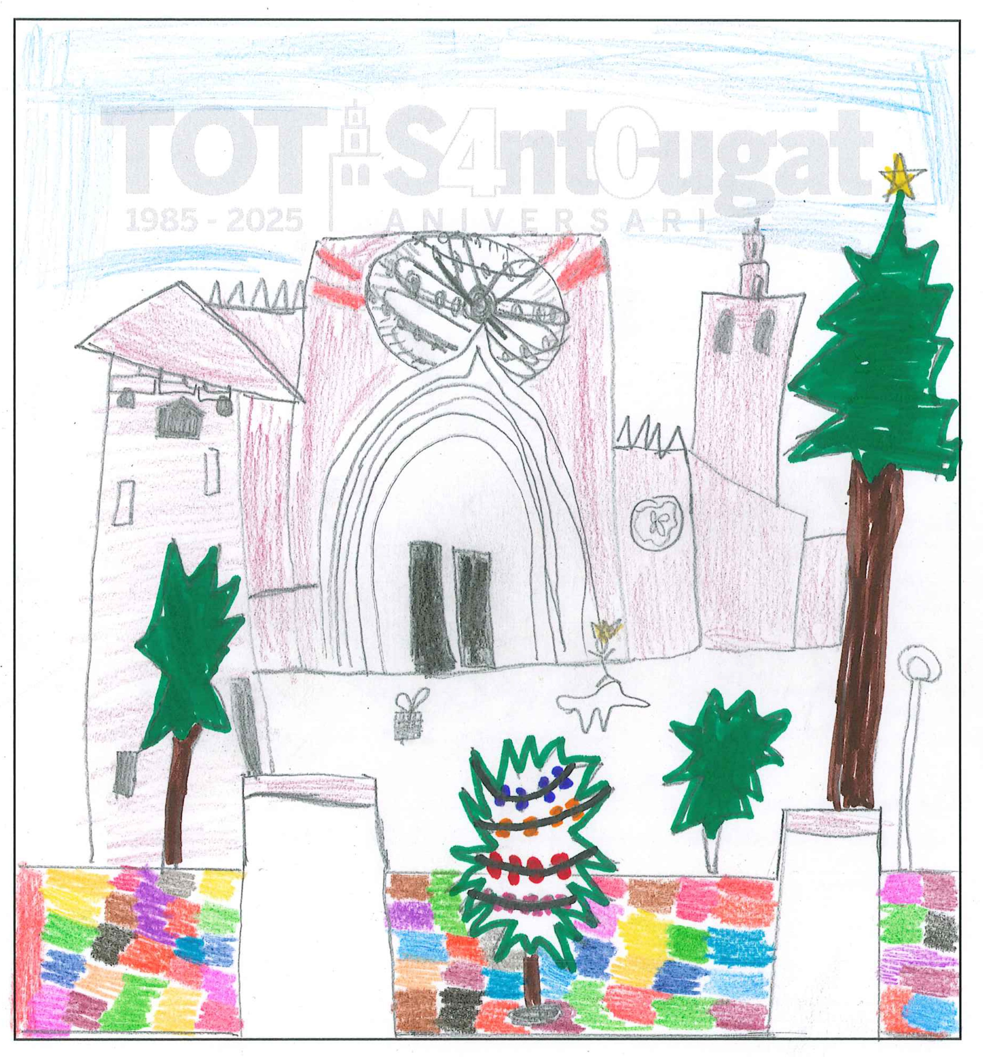 Postal de CreaNova School del concurs del TOT Sant Cugat