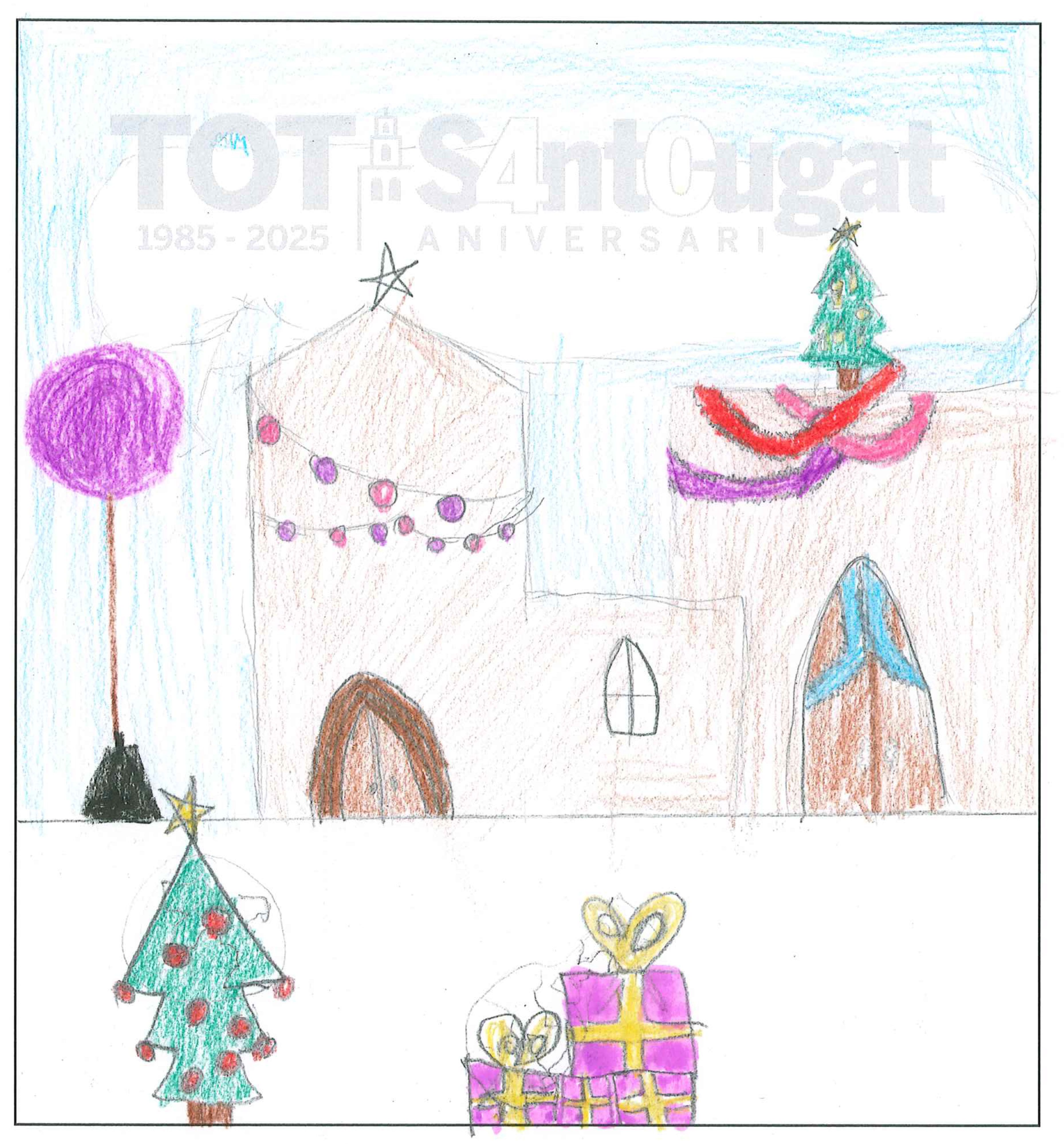 Postal de CreaNova School del concurs del TOT Sant Cugat