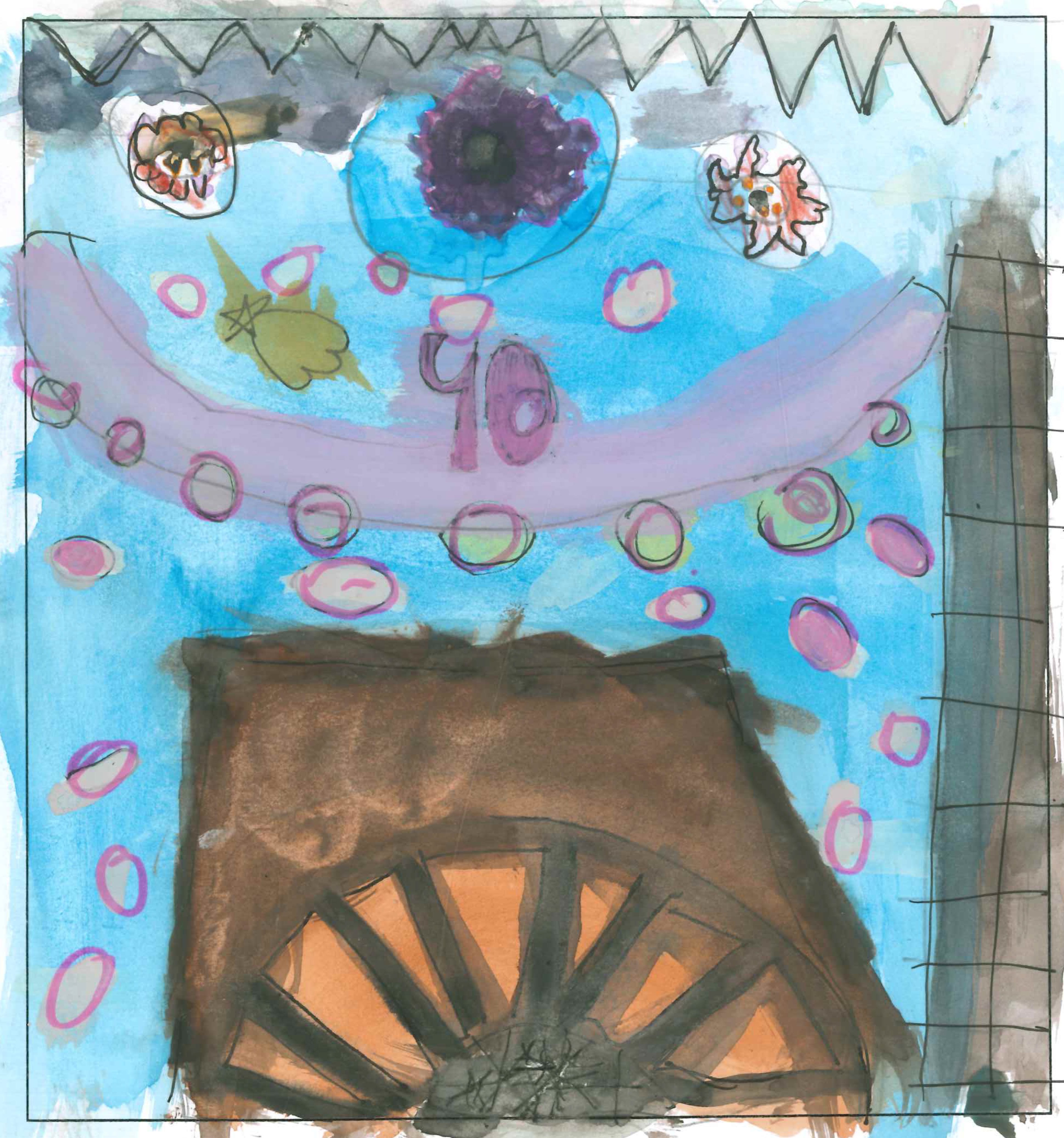 Postal de l’Escola La Vall del concurs del TOT Sant Cugat