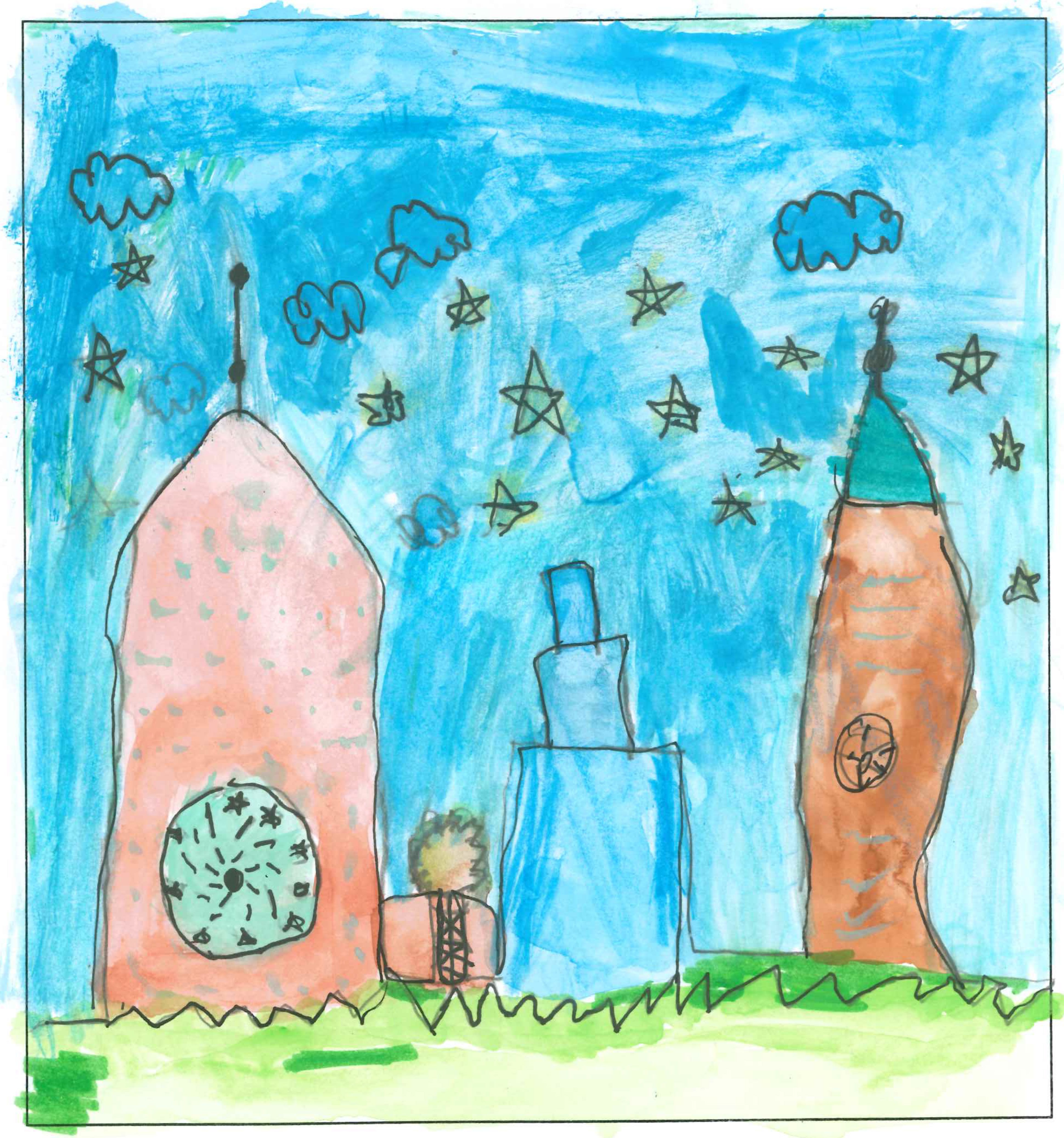 Postal de l’Escola La Vall del concurs del TOT Sant Cugat