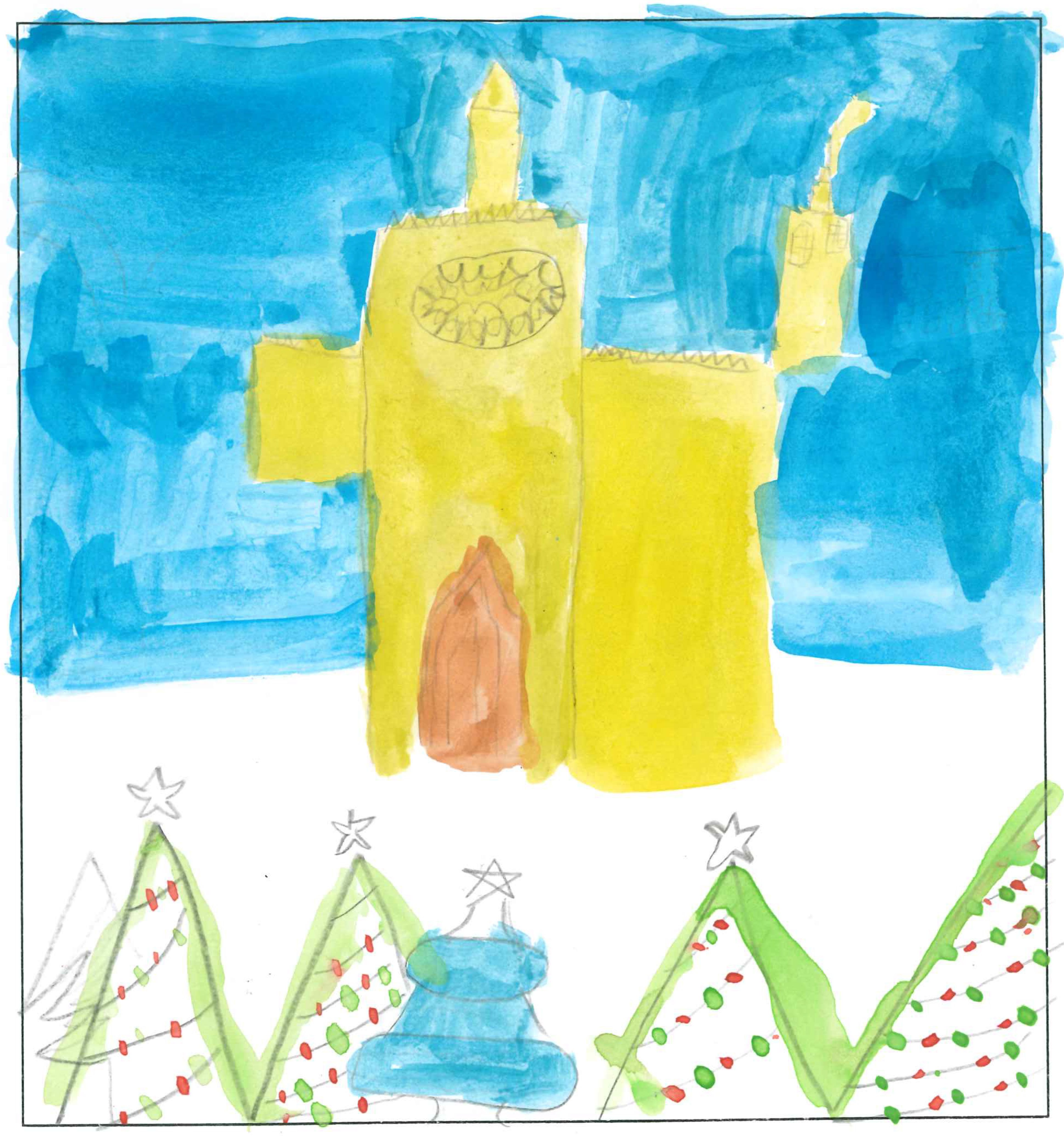 Postal de l’Escola La Vall del concurs del TOT Sant Cugat