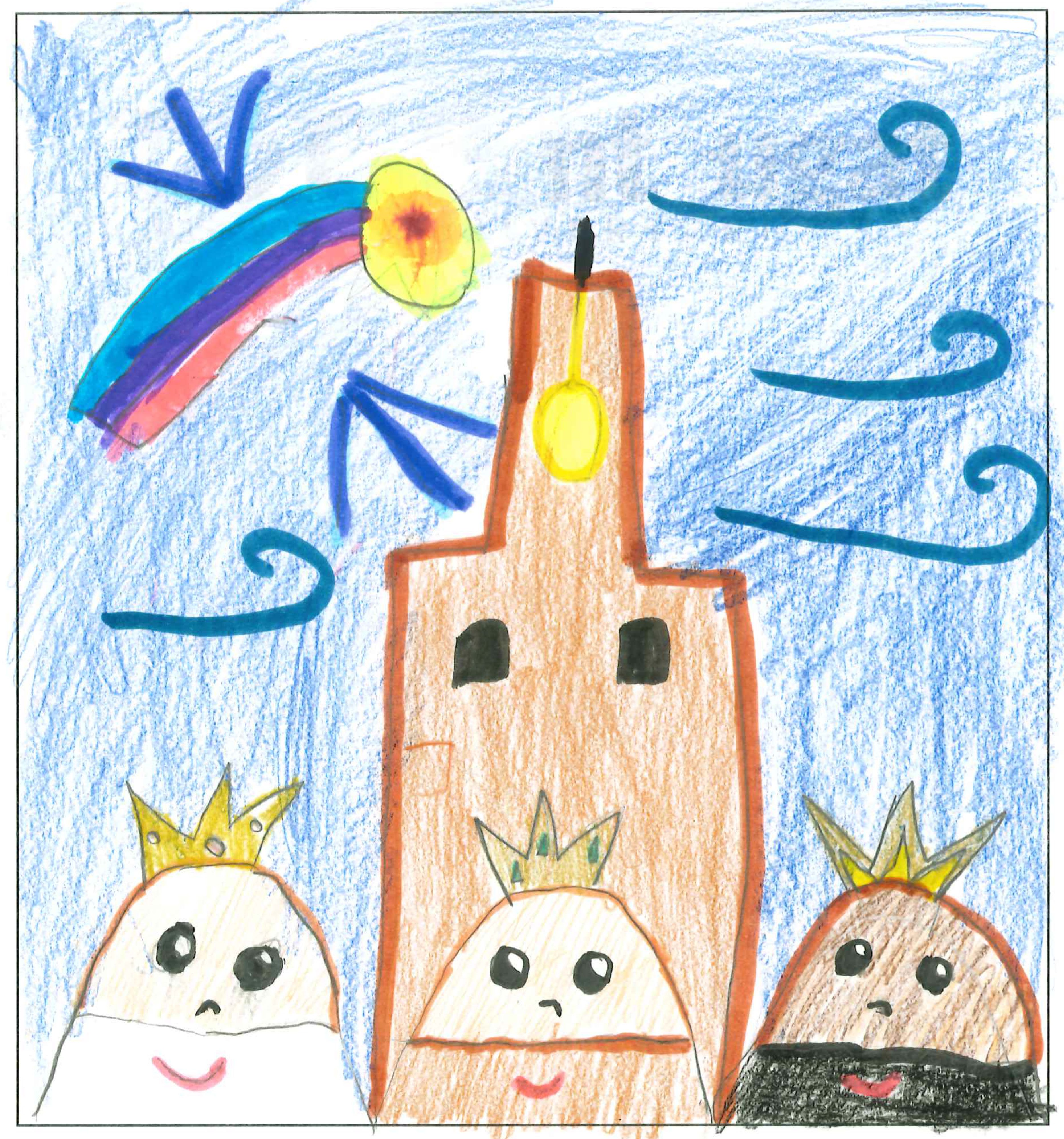 Postal de l’Escola Pi d'en Xandri del concurs del TOT Sant Cugat