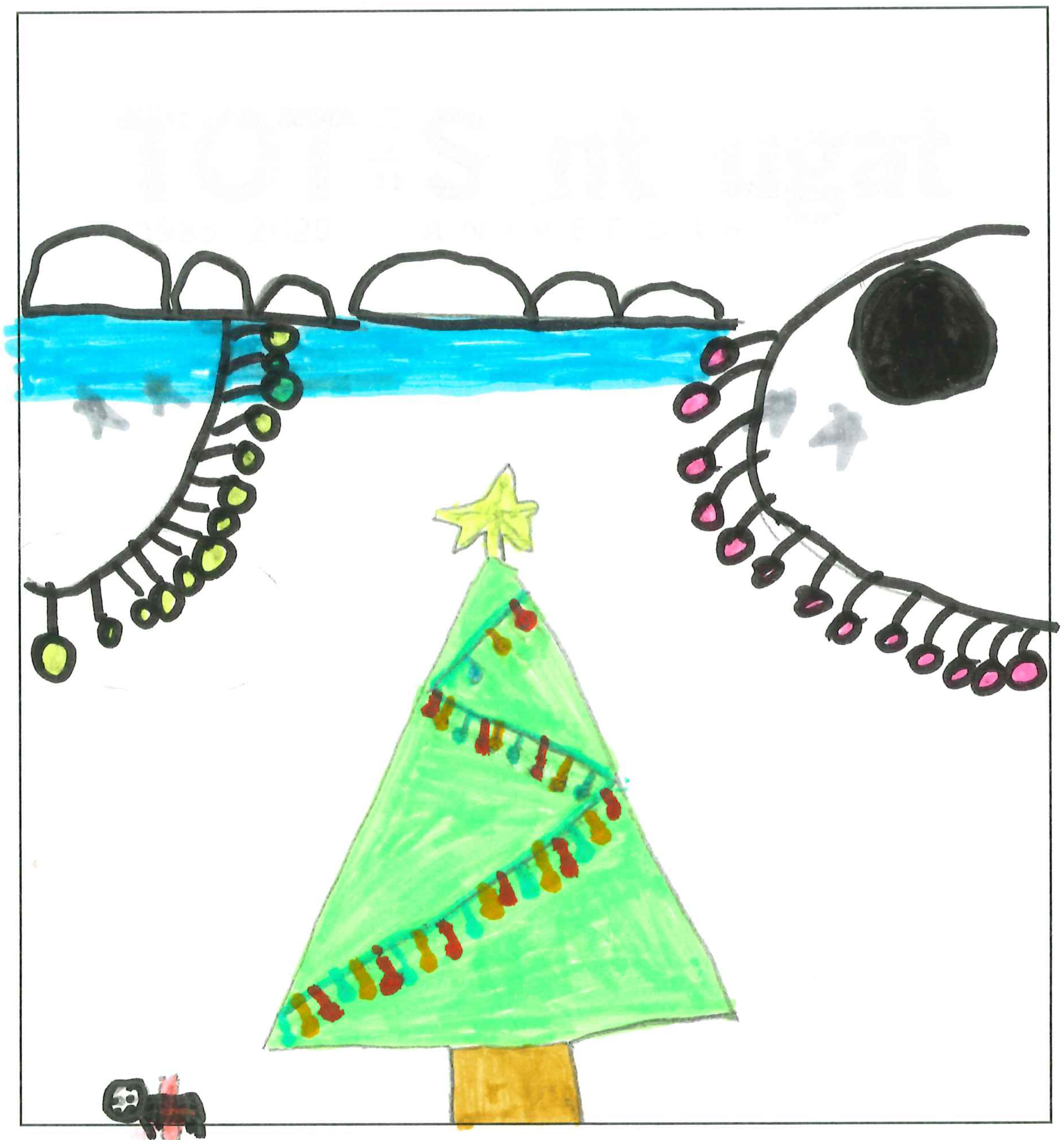 Postal de l’Escola Pi d'en Xandri del concurs del TOT Sant Cugat