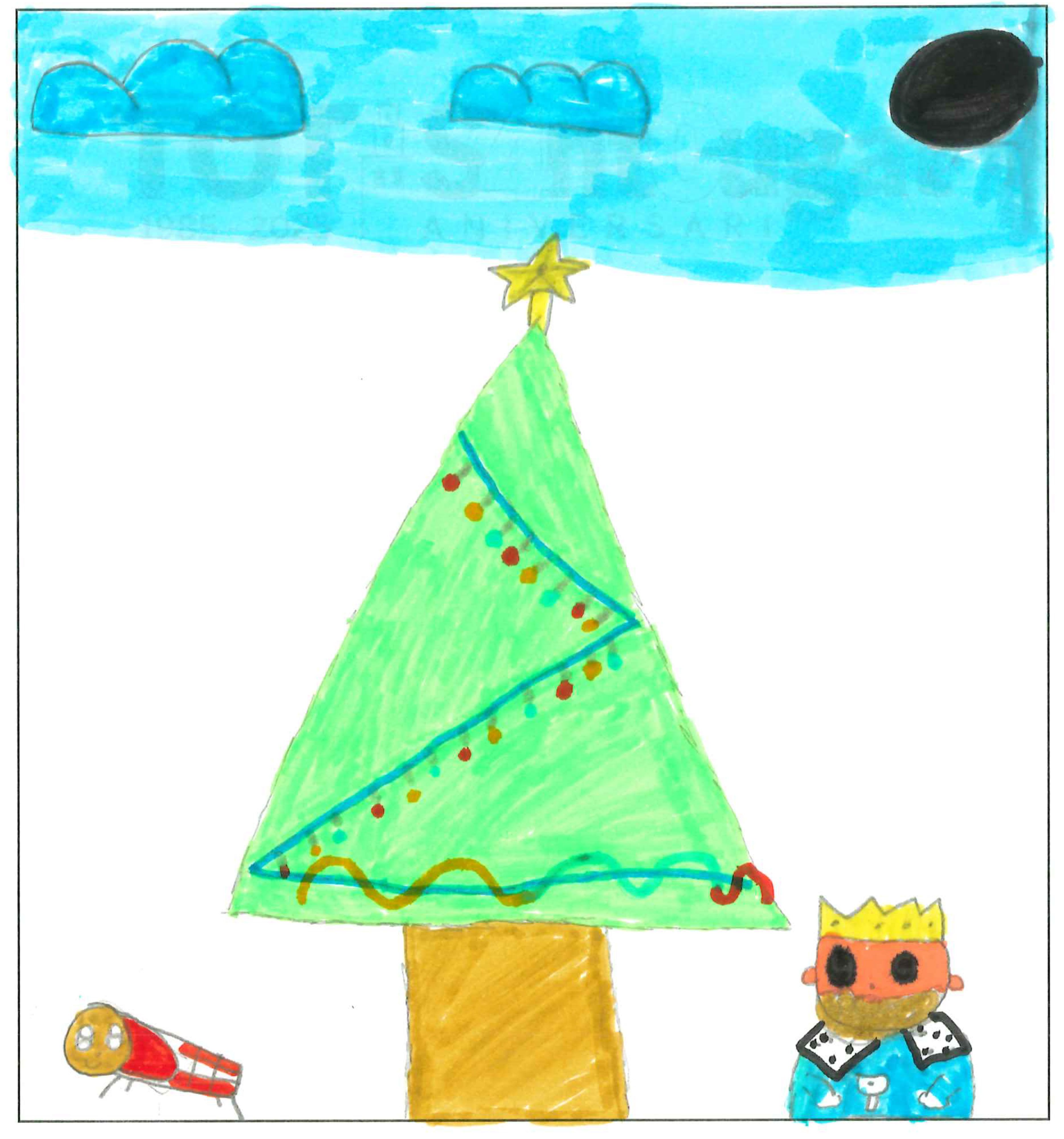 Postal de l’Escola Pi d'en Xandri del concurs del TOT Sant Cugat