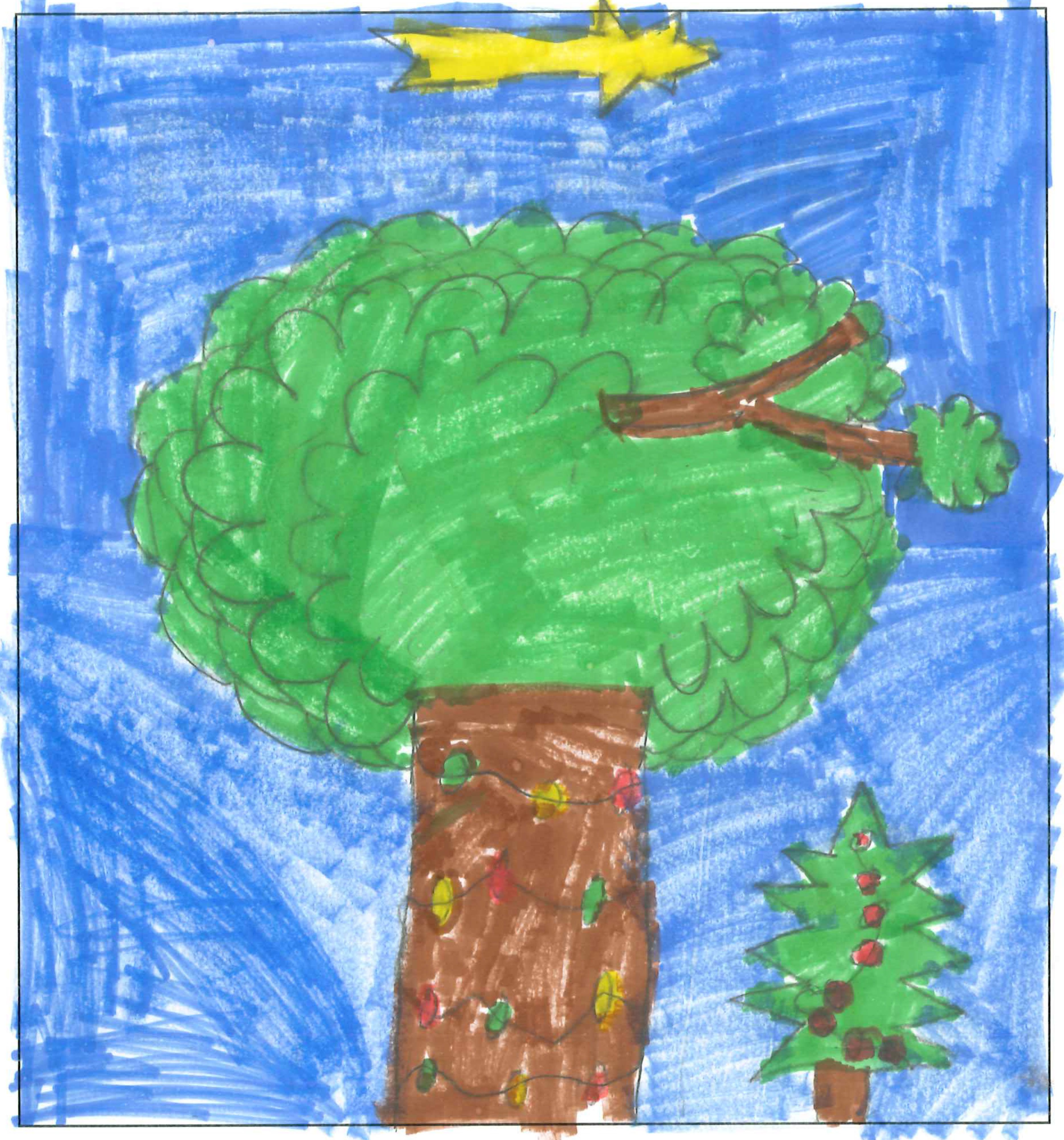 Postal de l’Escola Pi d'en Xandri del concurs del TOT Sant Cugat